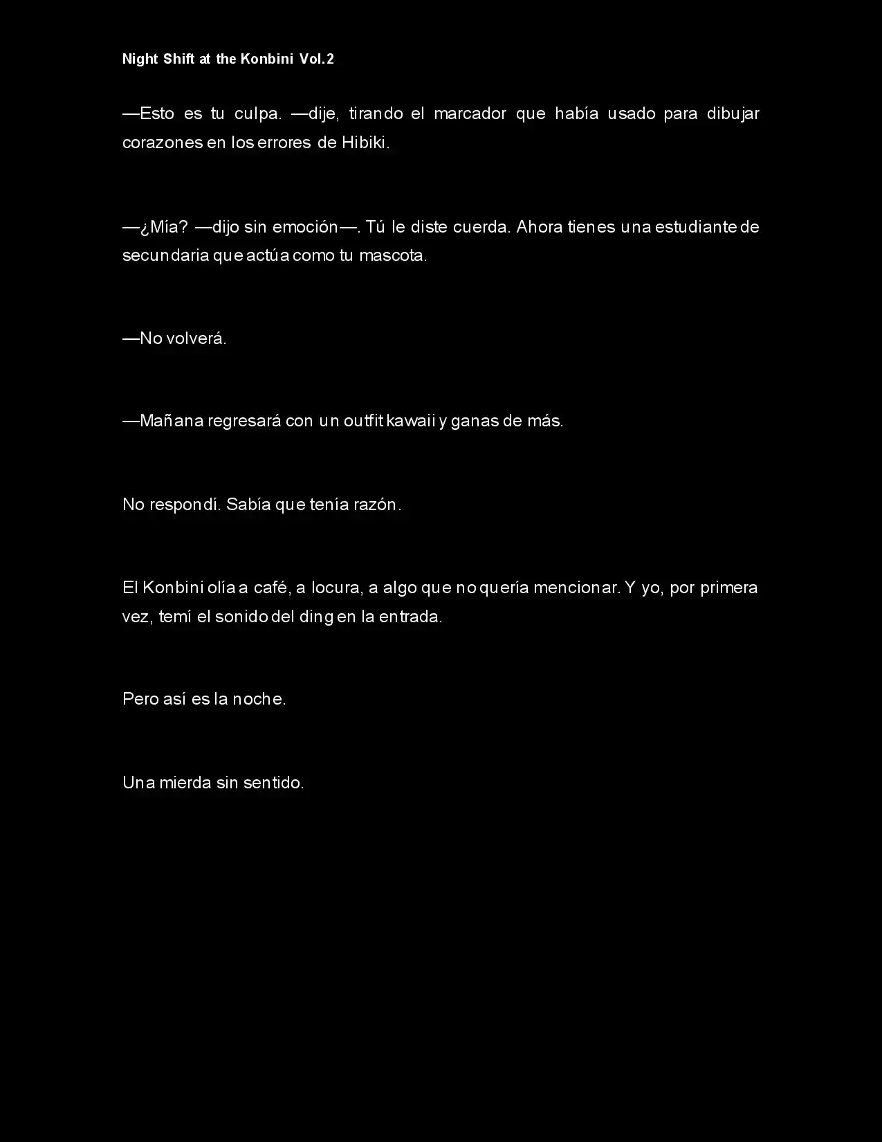 Night Shift At The Konbini (Novela) - Capítulo 18 - Página 11 - LectorTMOo