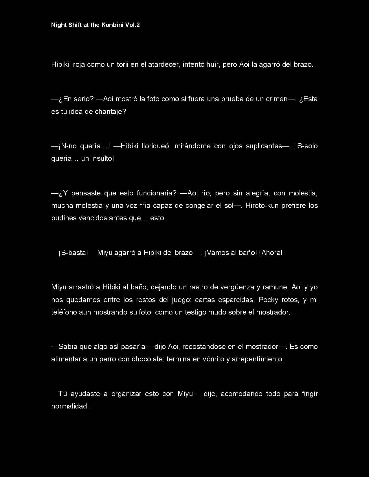 Night Shift At The Konbini (Novela) - Capítulo 19 - Página 7 - LectorTMOo