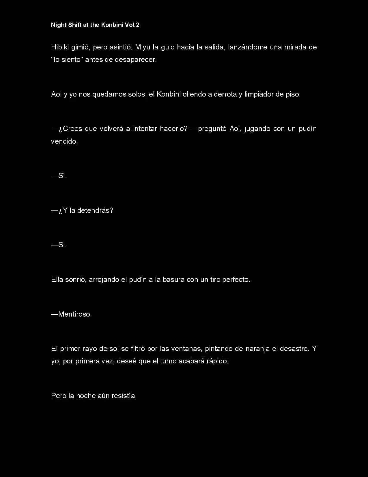 Night Shift At The Konbini (Novela) - Capítulo 19 - Página 9 - LectorTMOo