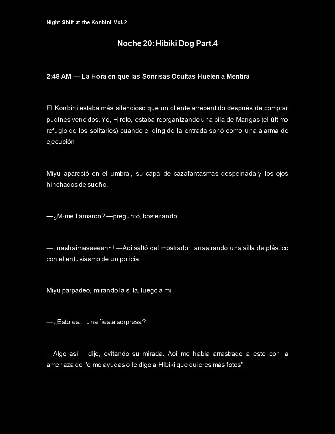 Night Shift At The Konbini (Novela) - Capítulo 20 - Página 3 - LectorTMOo