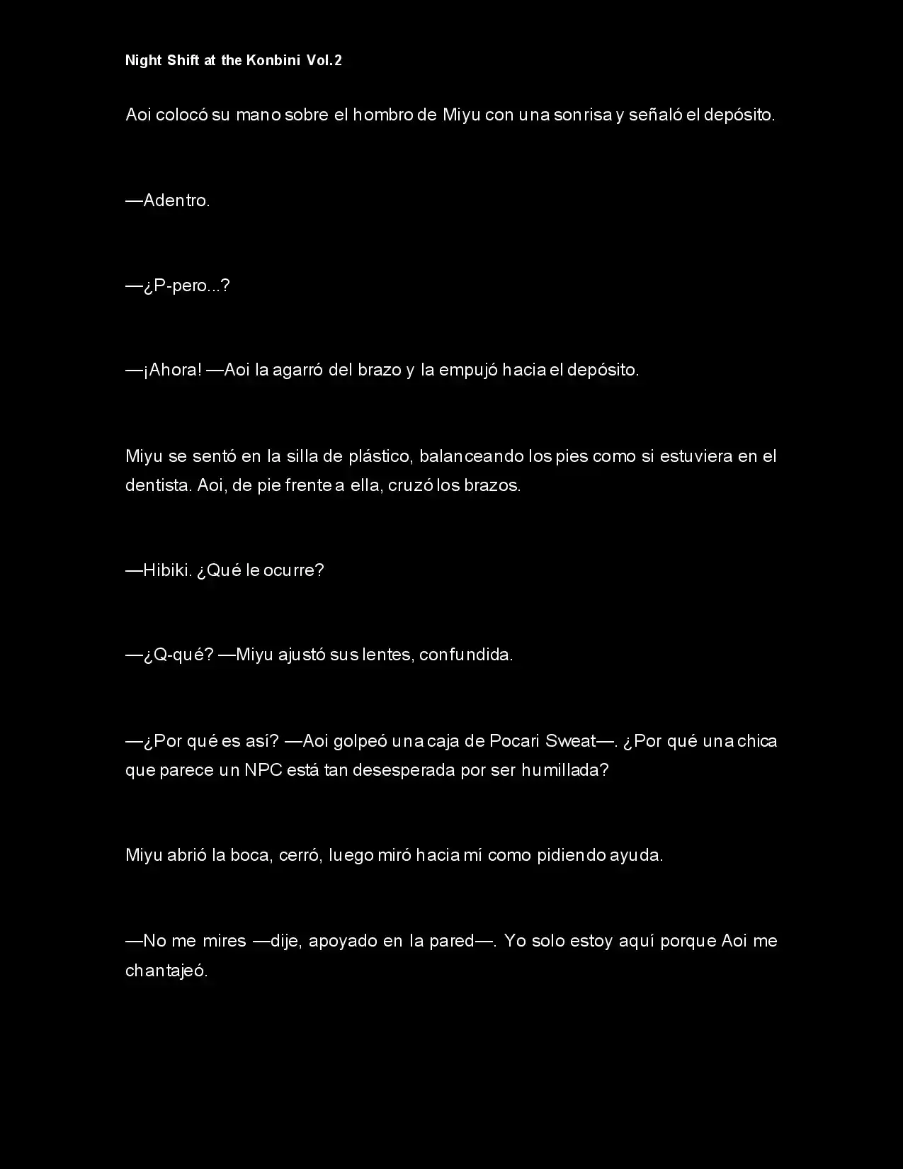 Night Shift At The Konbini (Novela) - Capítulo 20 - Página 4 - LectorTMOo