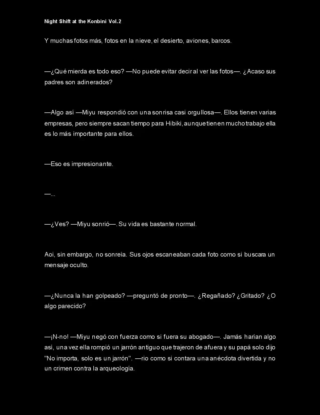 Night Shift At The Konbini (Novela) - Capítulo 20 - Página 6 - LectorTMOo