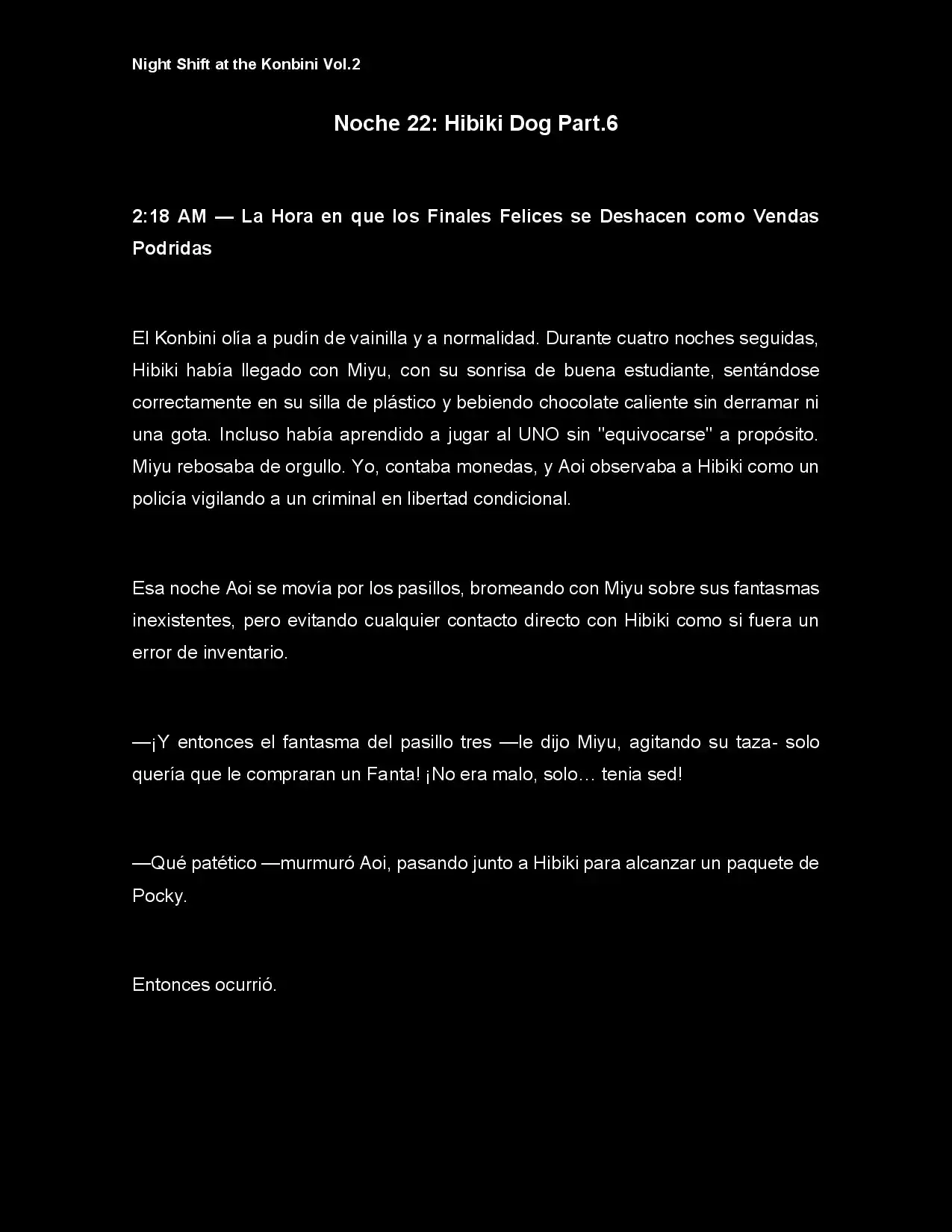 Night Shift At The Konbini (Novela) - Capítulo 22 - Página 3 - LectorTMOo