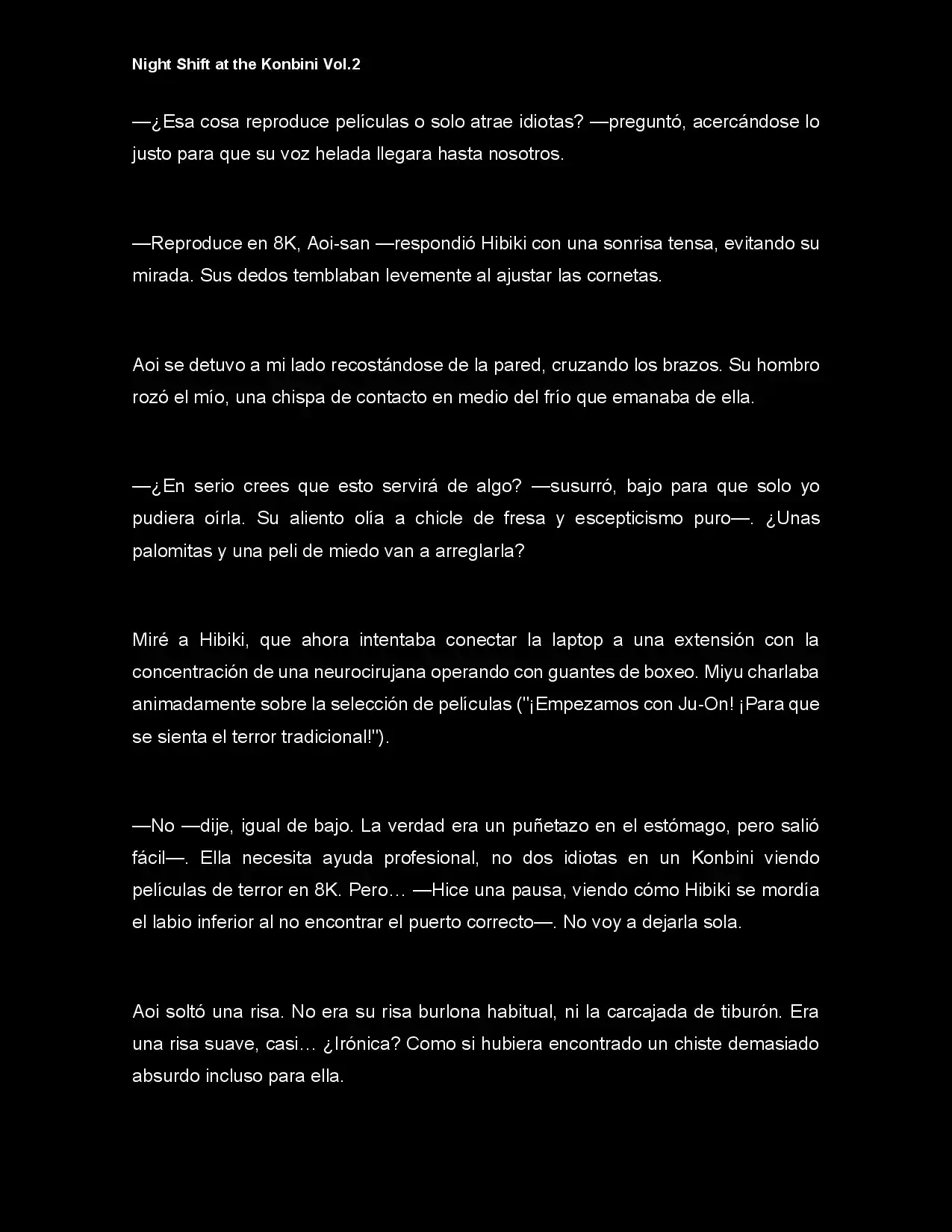 Night Shift At The Konbini (Novela) - Capítulo 23 - Página 4 - LectorTMOo