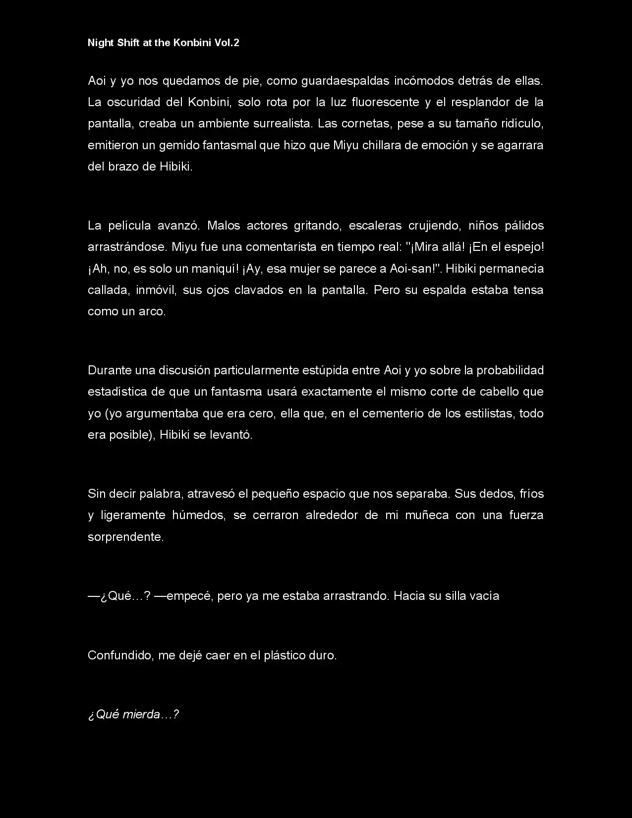 Night Shift At The Konbini (Novela) - Capítulo 23 - Página 6 - LectorTMOo