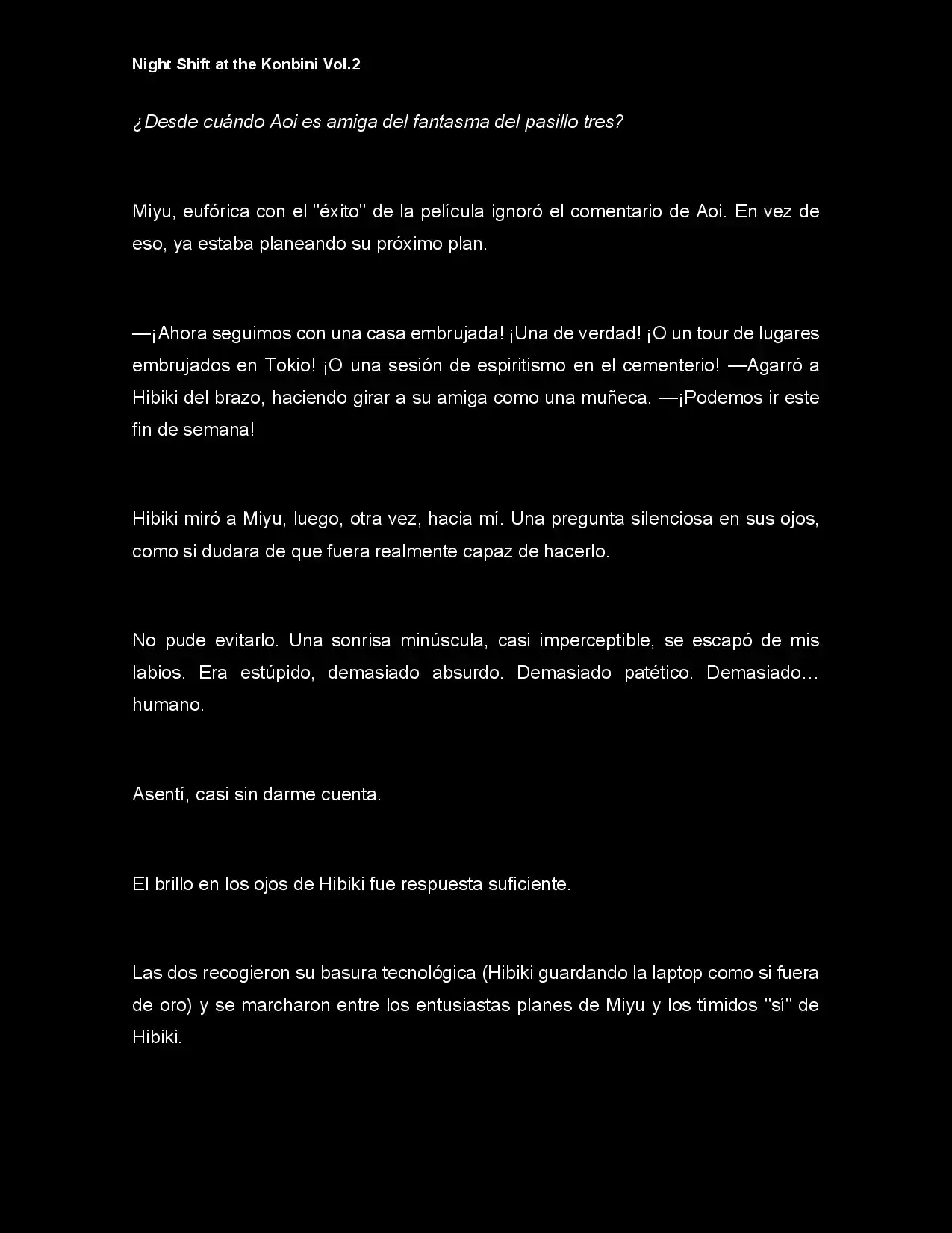 Night Shift At The Konbini (Novela) - Capítulo 23 - Página 10 - LectorTMOo