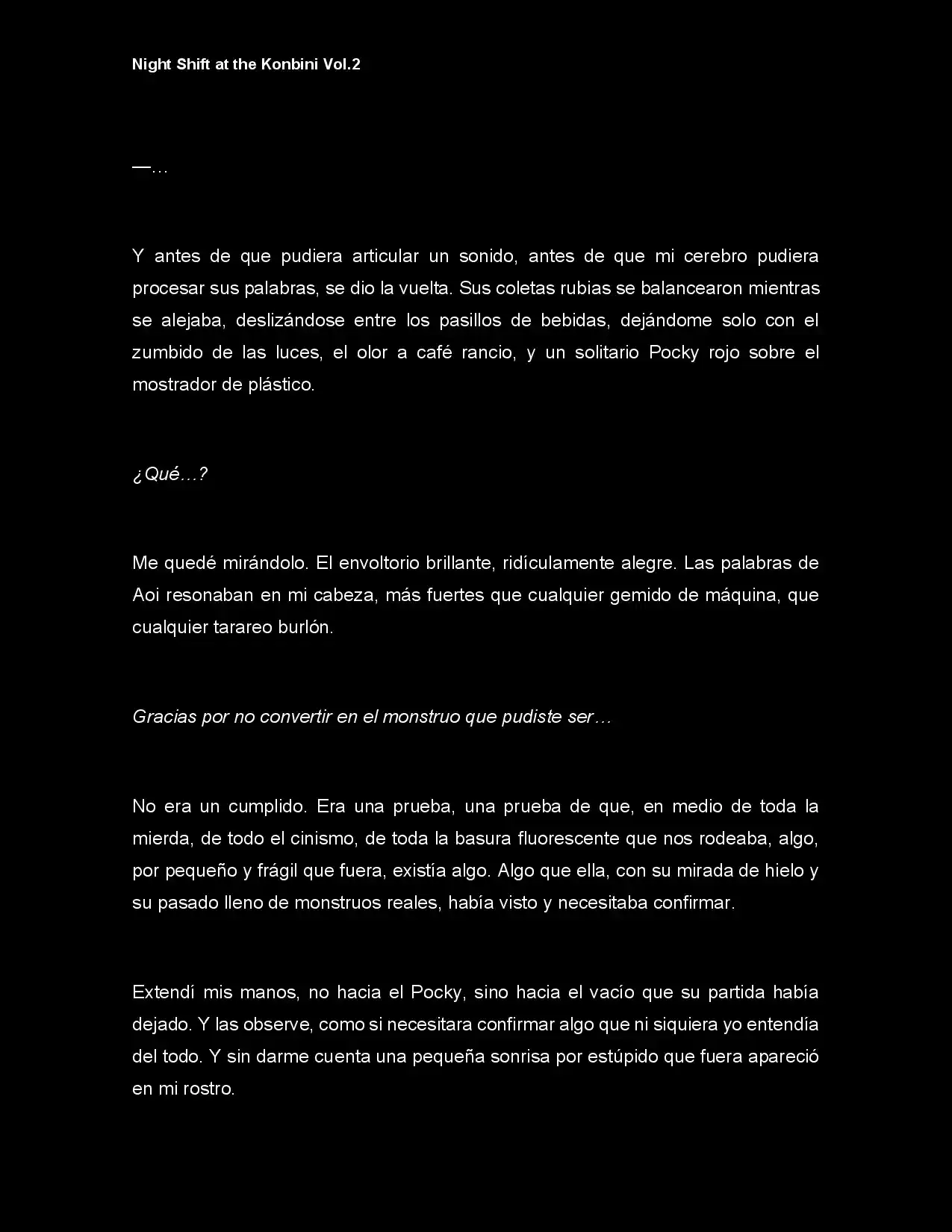 Night Shift At The Konbini (Novela) - Capítulo 24 - Página 10 - LectorTMOo