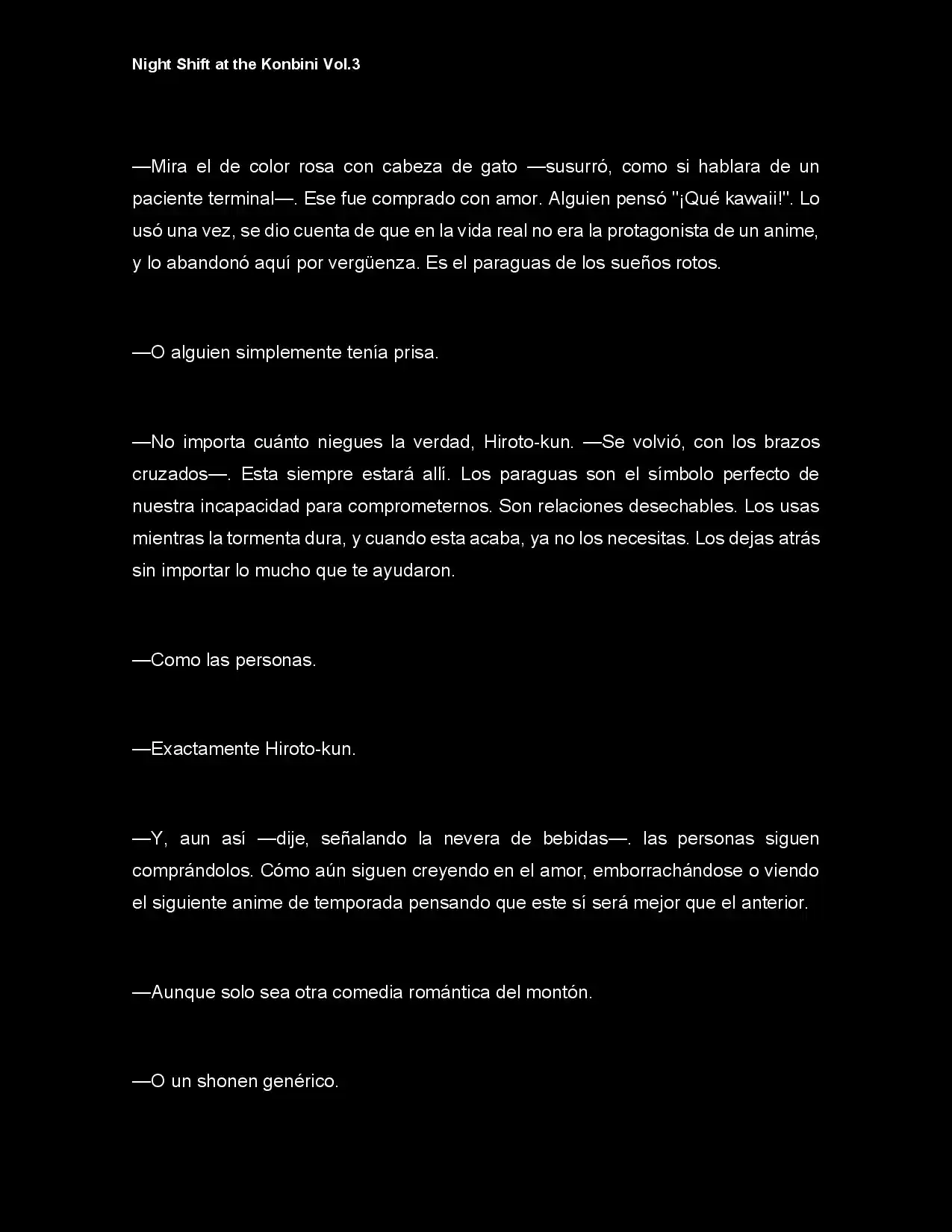 Night Shift At The Konbini (Novela) - Capítulo 25 - Página 6 - LectorTMOo