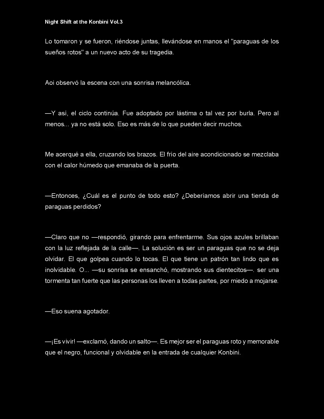Night Shift At The Konbini (Novela) - Capítulo 25 - Página 8 - LectorTMOo