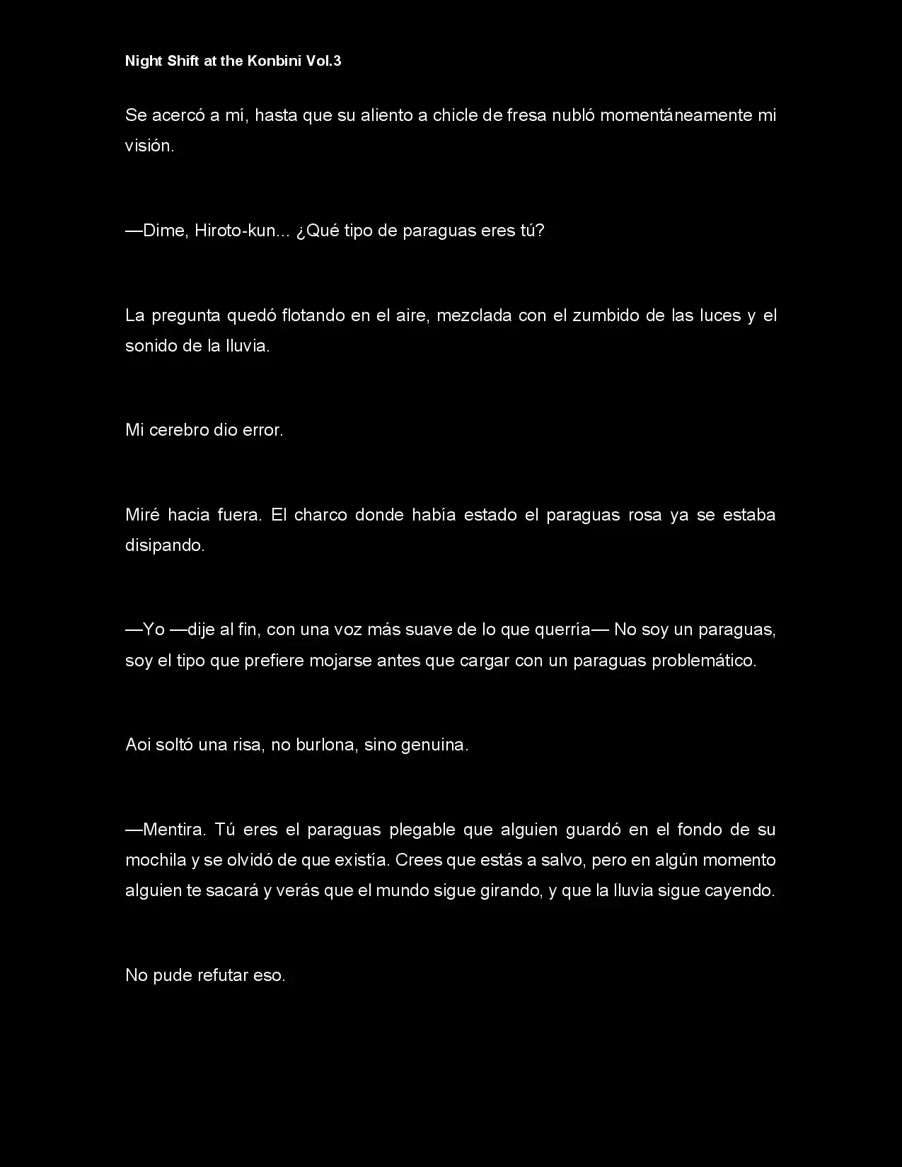 Night Shift At The Konbini (Novela) - Capítulo 25 - Página 9 - LectorTMOo