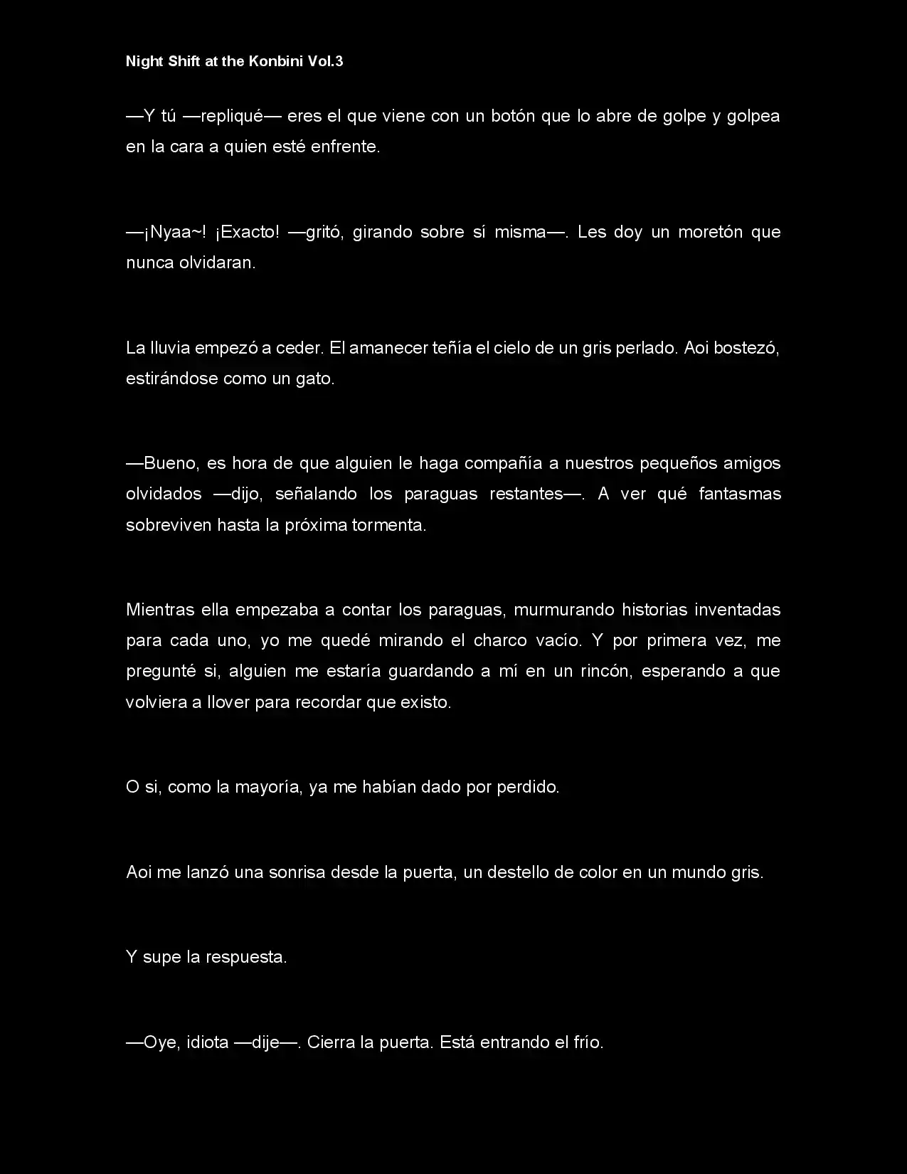 Night Shift At The Konbini (Novela) - Capítulo 25 - Página 10 - LectorTMOo