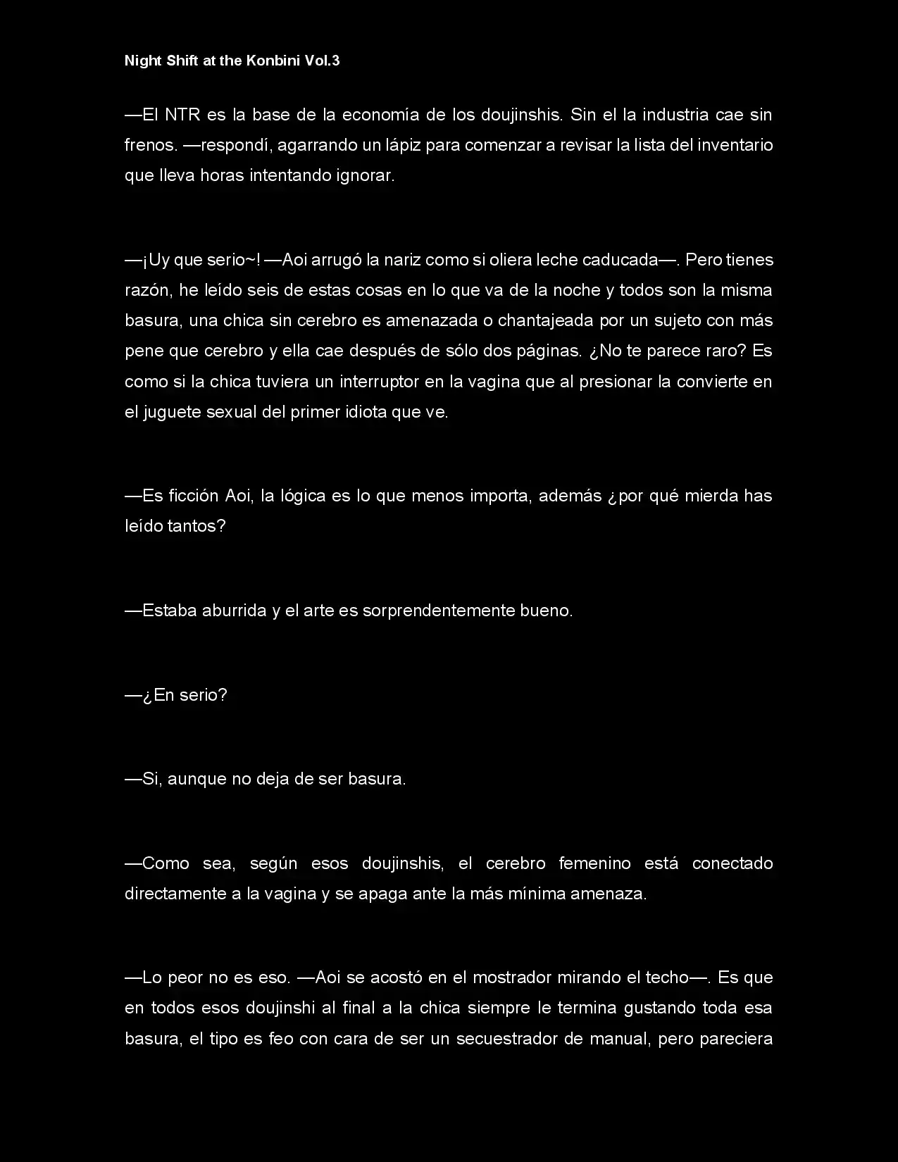 Night Shift At The Konbini (Novela) - Capítulo 26 - Página 4 - LectorTMOo