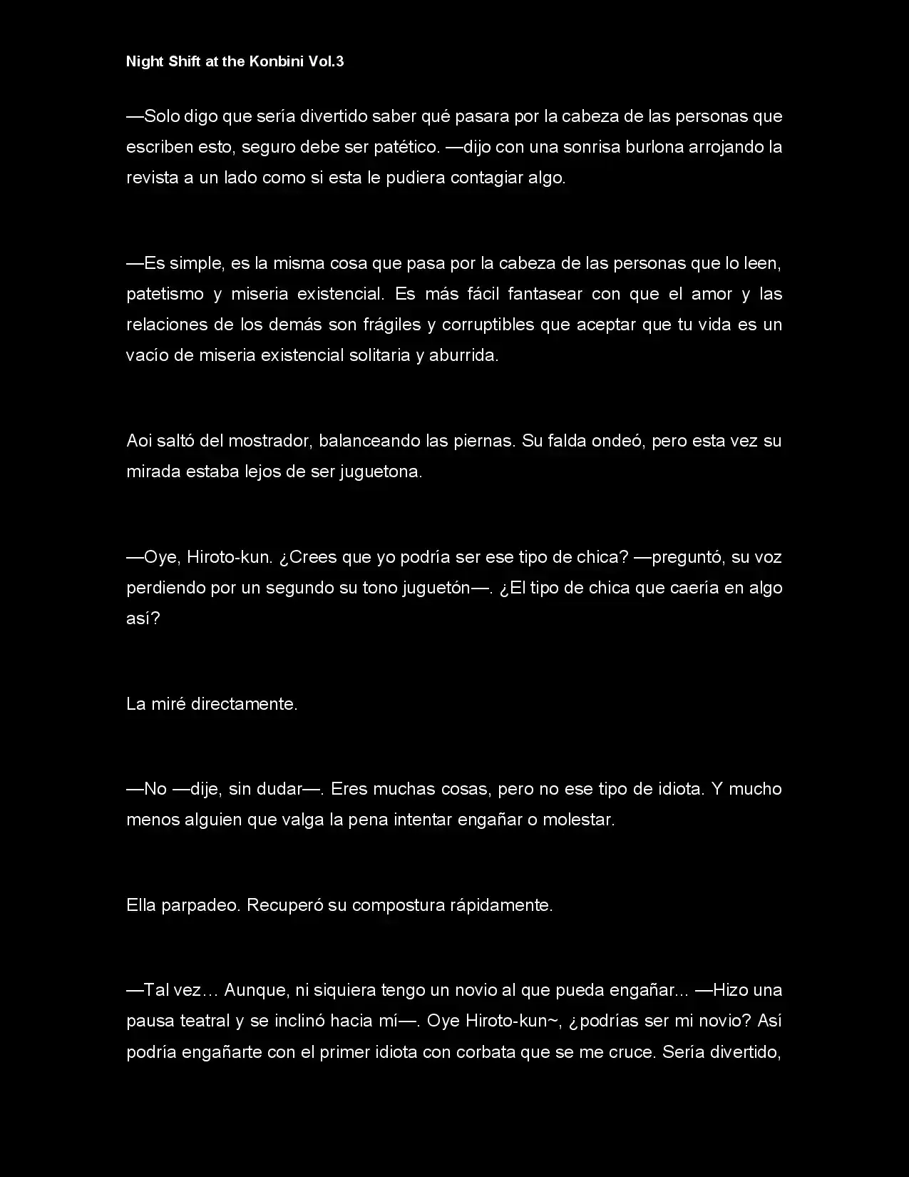 Night Shift At The Konbini (Novela) - Capítulo 26 - Página 6 - LectorTMOo