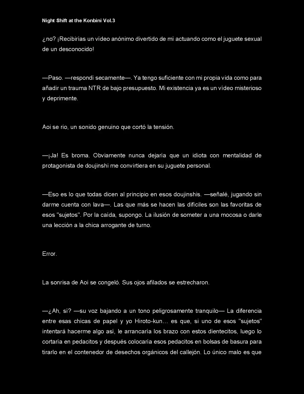 Night Shift At The Konbini (Novela) - Capítulo 26 - Página 7 - LectorTMOo