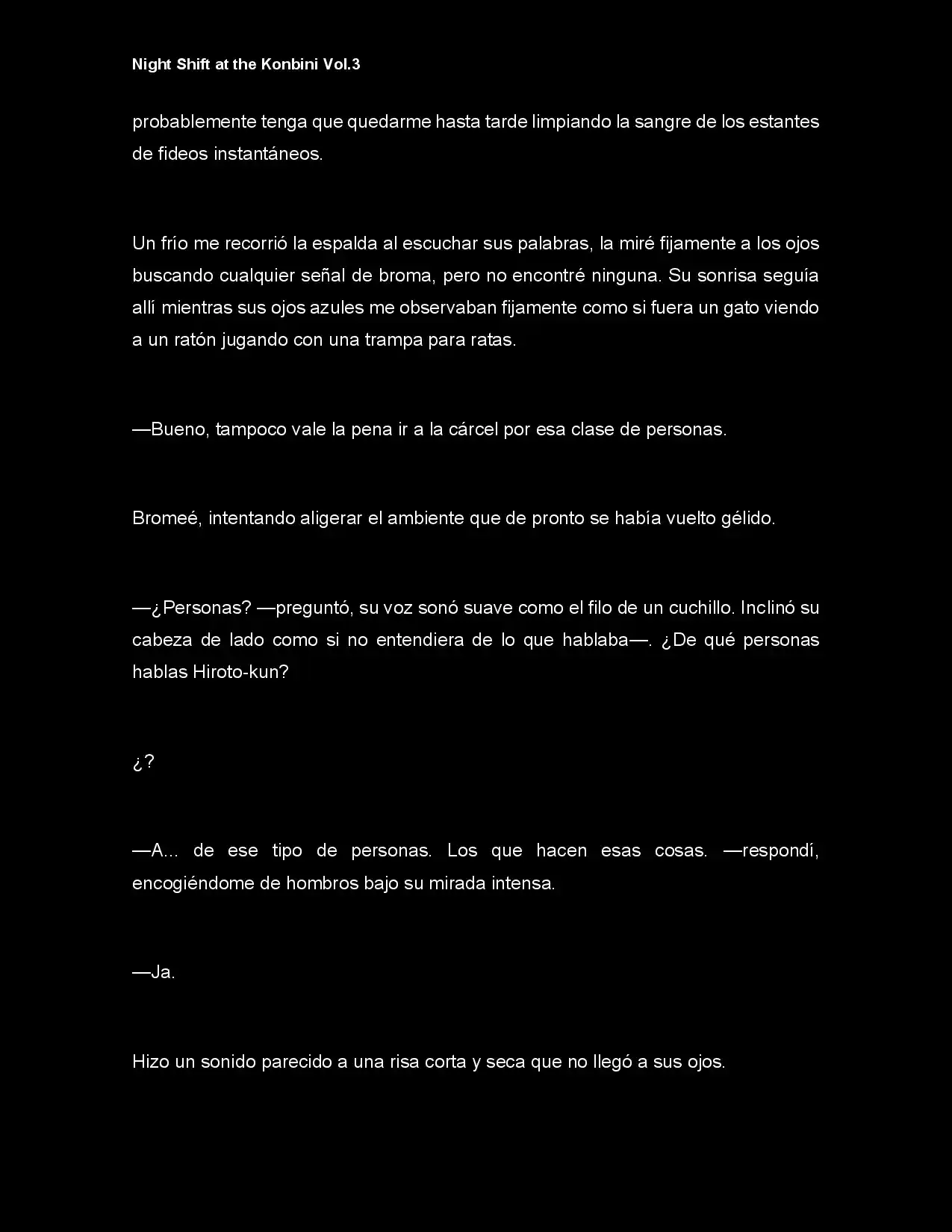 Night Shift At The Konbini (Novela) - Capítulo 26 - Página 8 - LectorTMOo