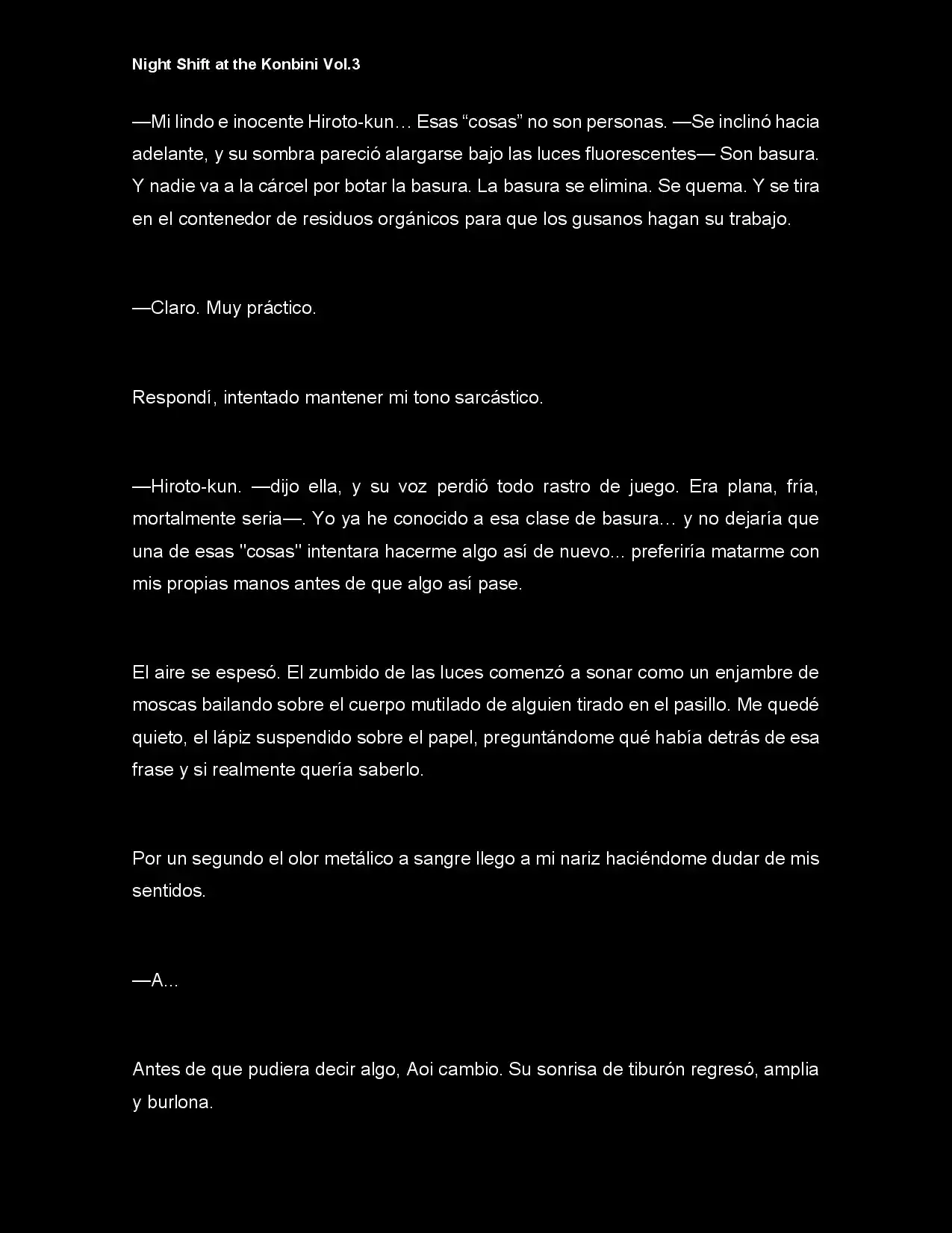 Night Shift At The Konbini (Novela) - Capítulo 26 - Página 9 - LectorTMOo