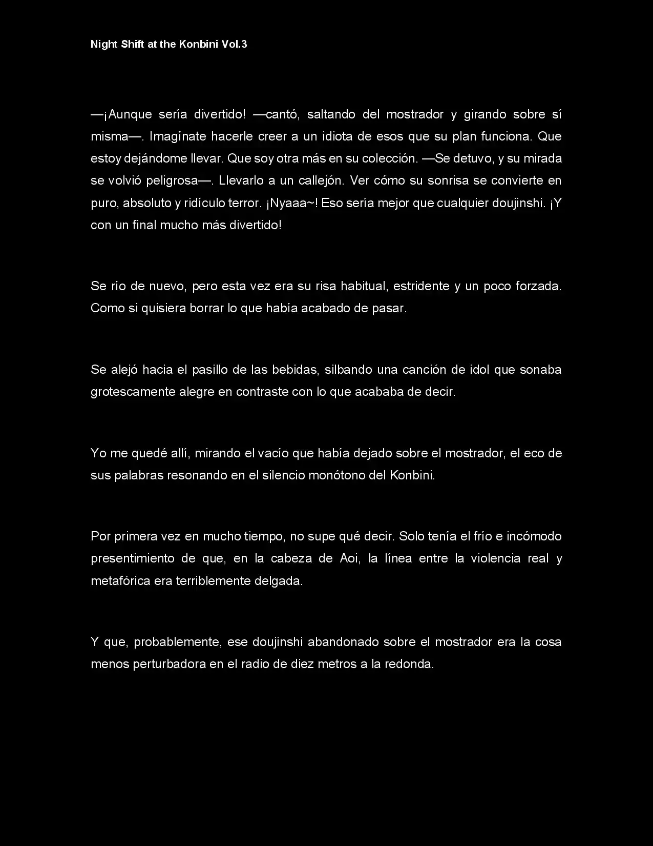 Night Shift At The Konbini (Novela) - Capítulo 26 - Página 10 - LectorTMOo