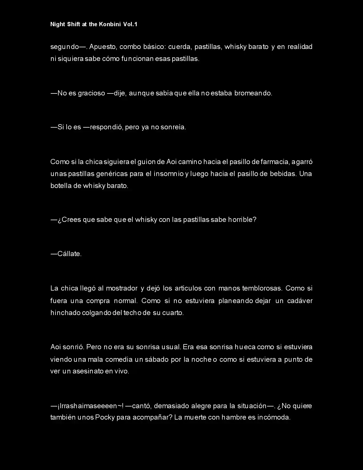 Night Shift At The Konbini (Novela) - Capítulo 3 - Página 4 - LectorTMOo