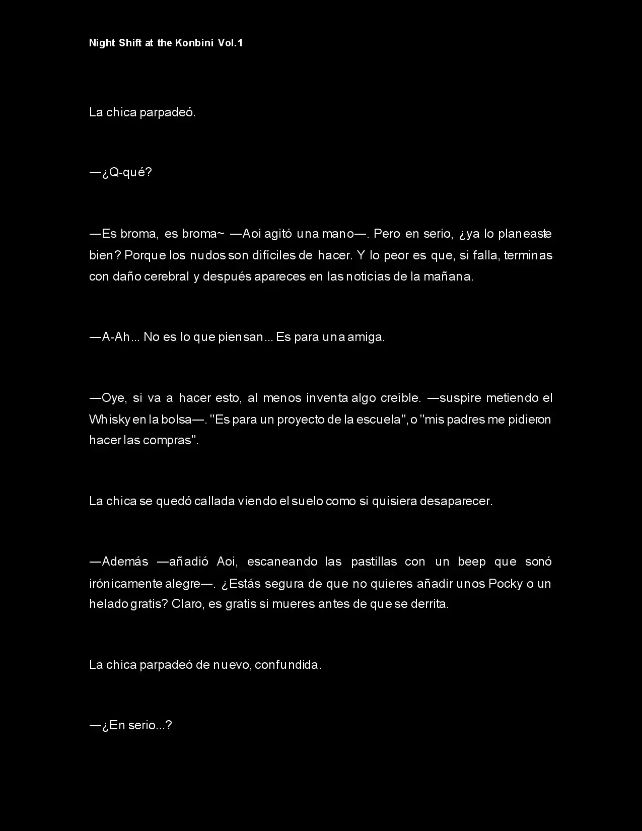 Night Shift At The Konbini (Novela) - Capítulo 3 - Página 5 - LectorTMOo