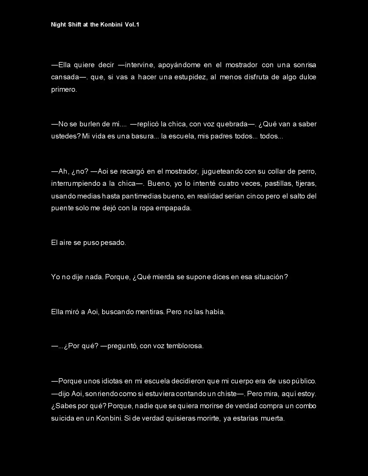 Night Shift At The Konbini (Novela) - Capítulo 3 - Página 6 - LectorTMOo