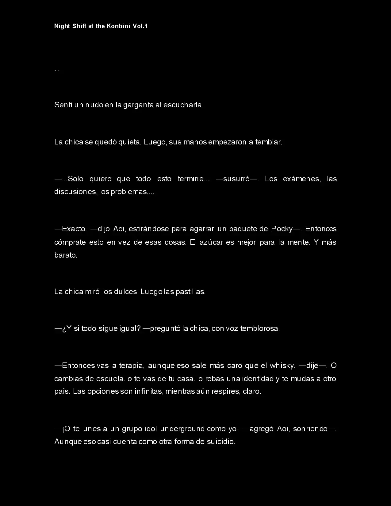 Night Shift At The Konbini (Novela) - Capítulo 3 - Página 7 - LectorTMOo