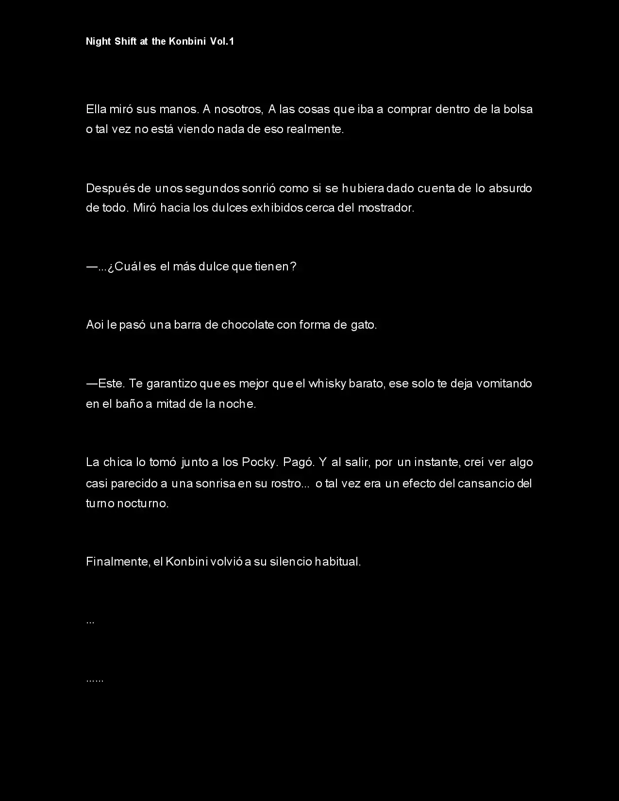 Night Shift At The Konbini (Novela) - Capítulo 3 - Página 8 - LectorTMOo