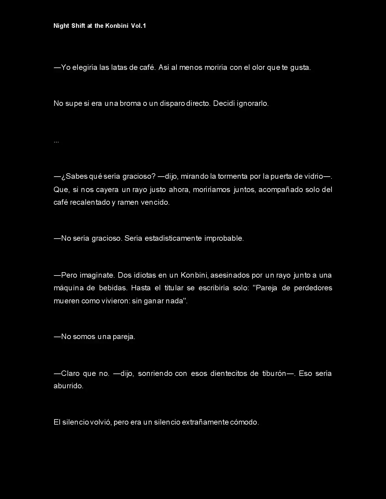 Night Shift At The Konbini (Novela) - Capítulo 4 - Página 4 - LectorTMOo