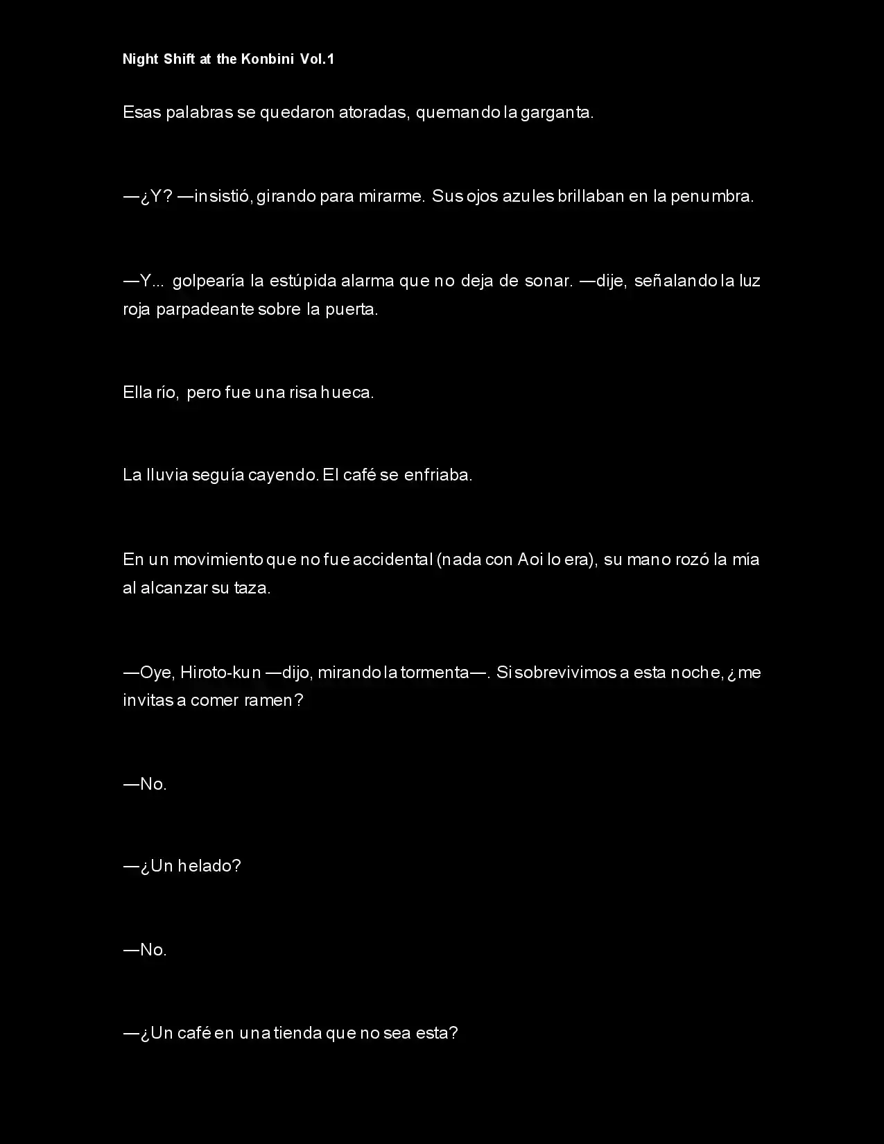 Night Shift At The Konbini (Novela) - Capítulo 4 - Página 7 - LectorTMOo
