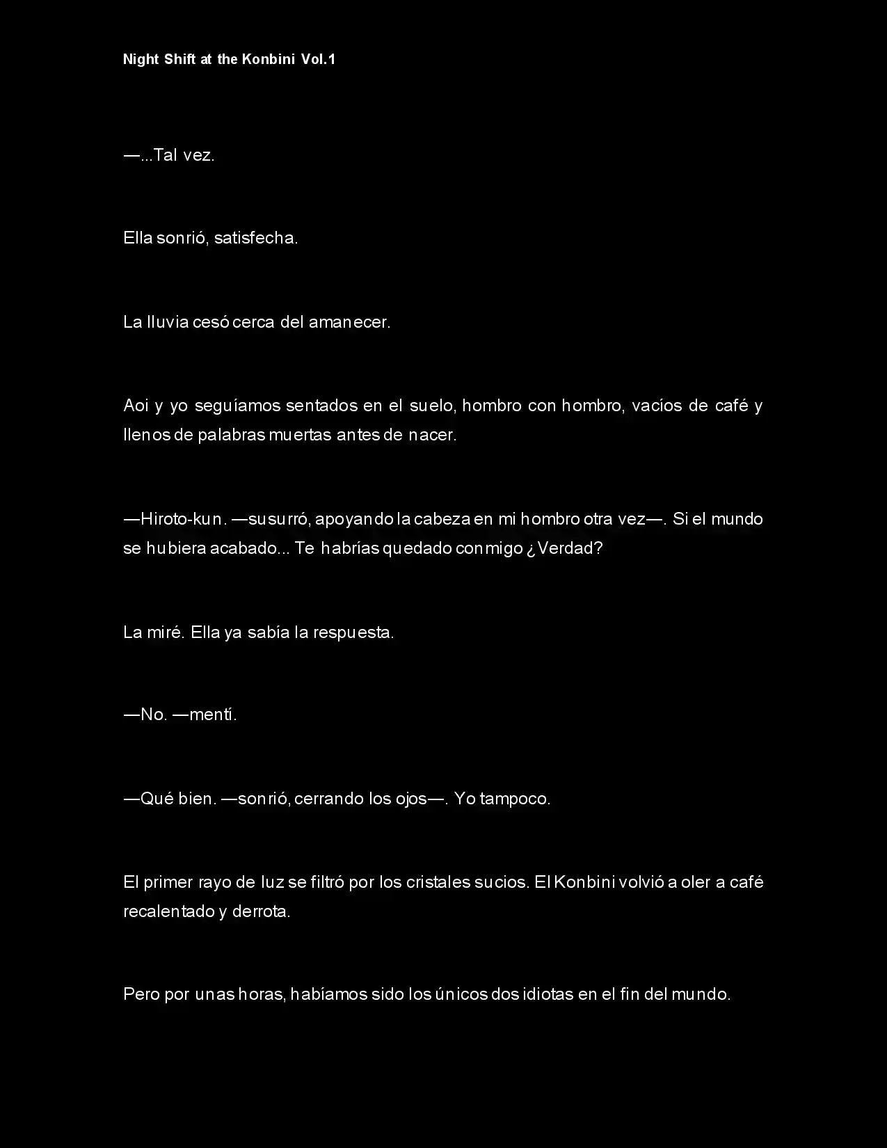 Night Shift At The Konbini (Novela) - Capítulo 4 - Página 8 - LectorTMOo