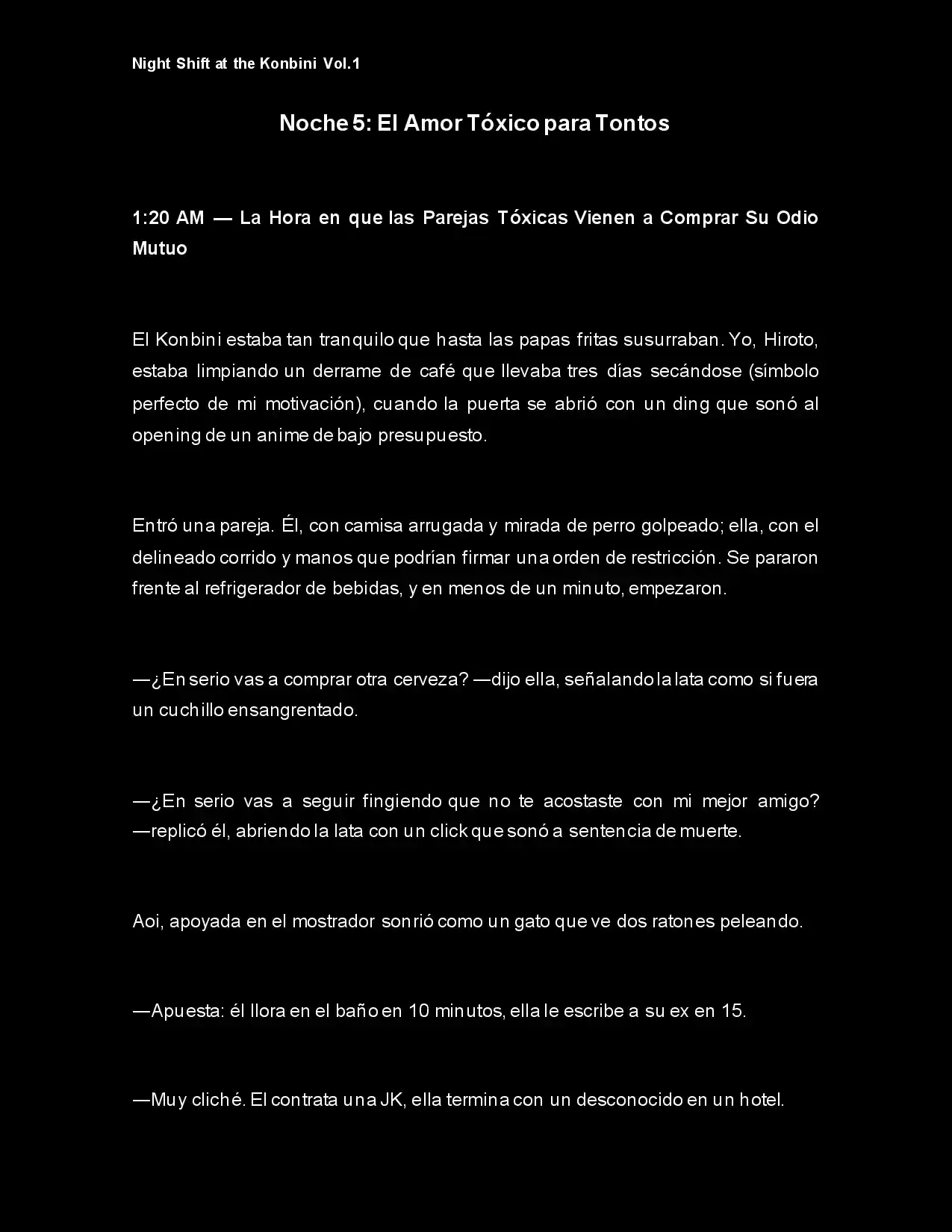 Night Shift At The Konbini (Novela) - Capítulo 5 - Página 3 - LectorTMOo
