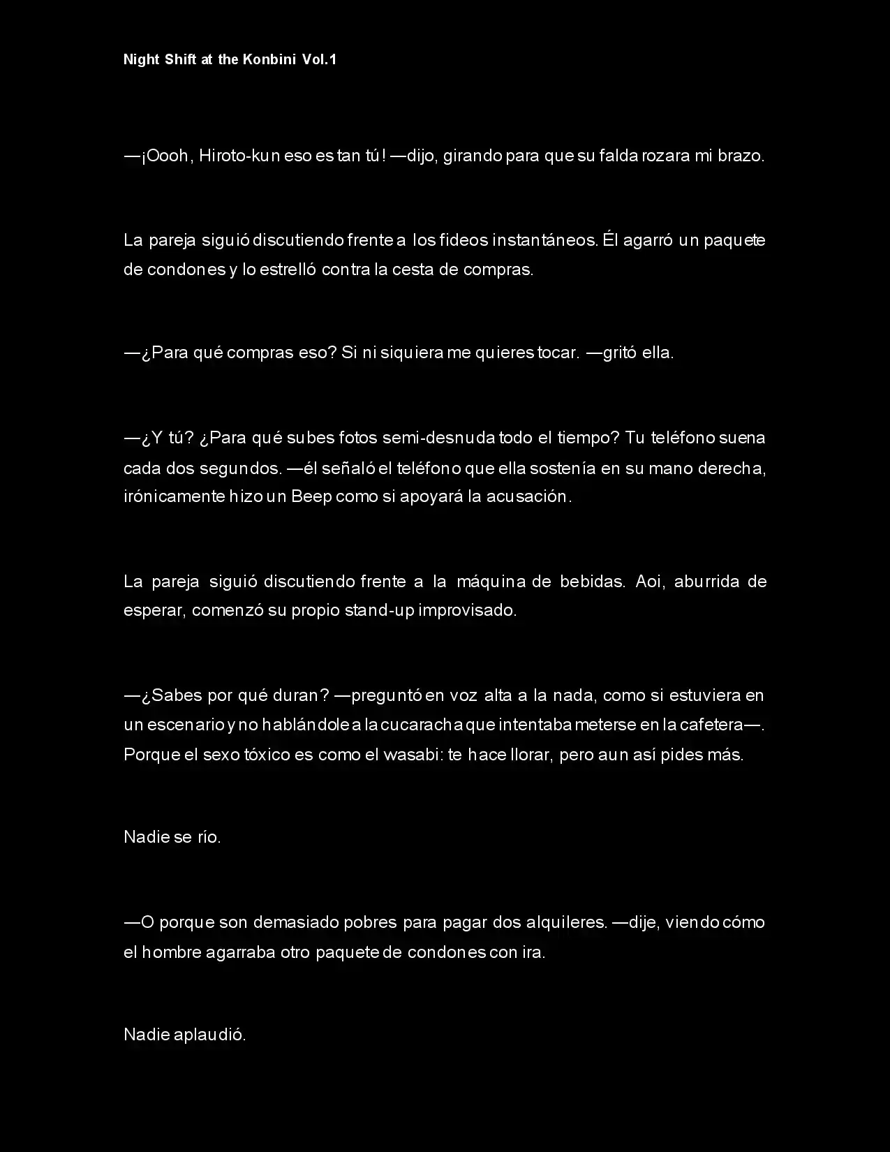Night Shift At The Konbini (Novela) - Capítulo 5 - Página 4 - LectorTMOo