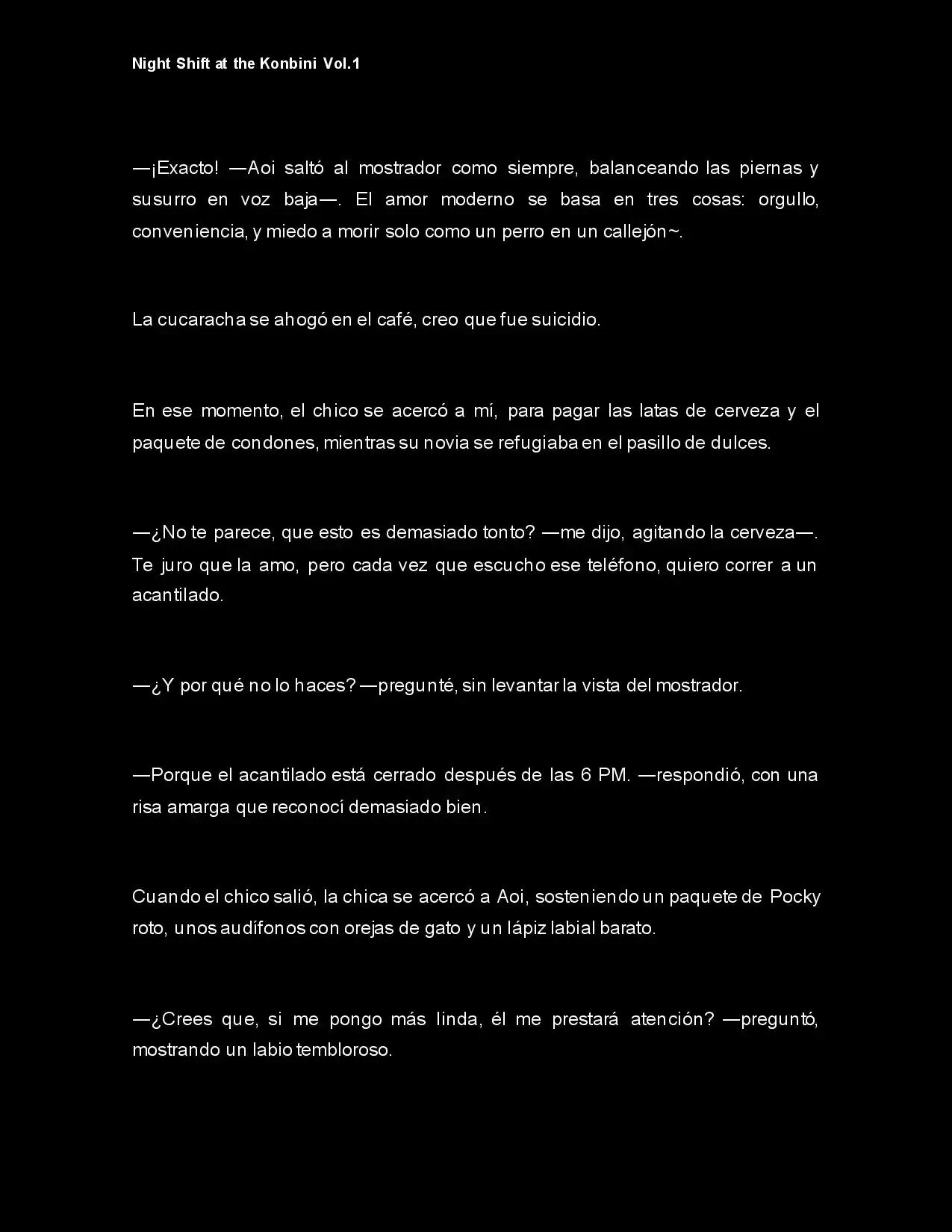 Night Shift At The Konbini (Novela) - Capítulo 5 - Página 5 - LectorTMOo