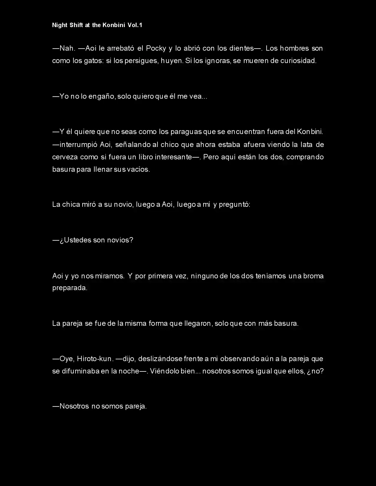 Night Shift At The Konbini (Novela) - Capítulo 5 - Página 6 - LectorTMOo