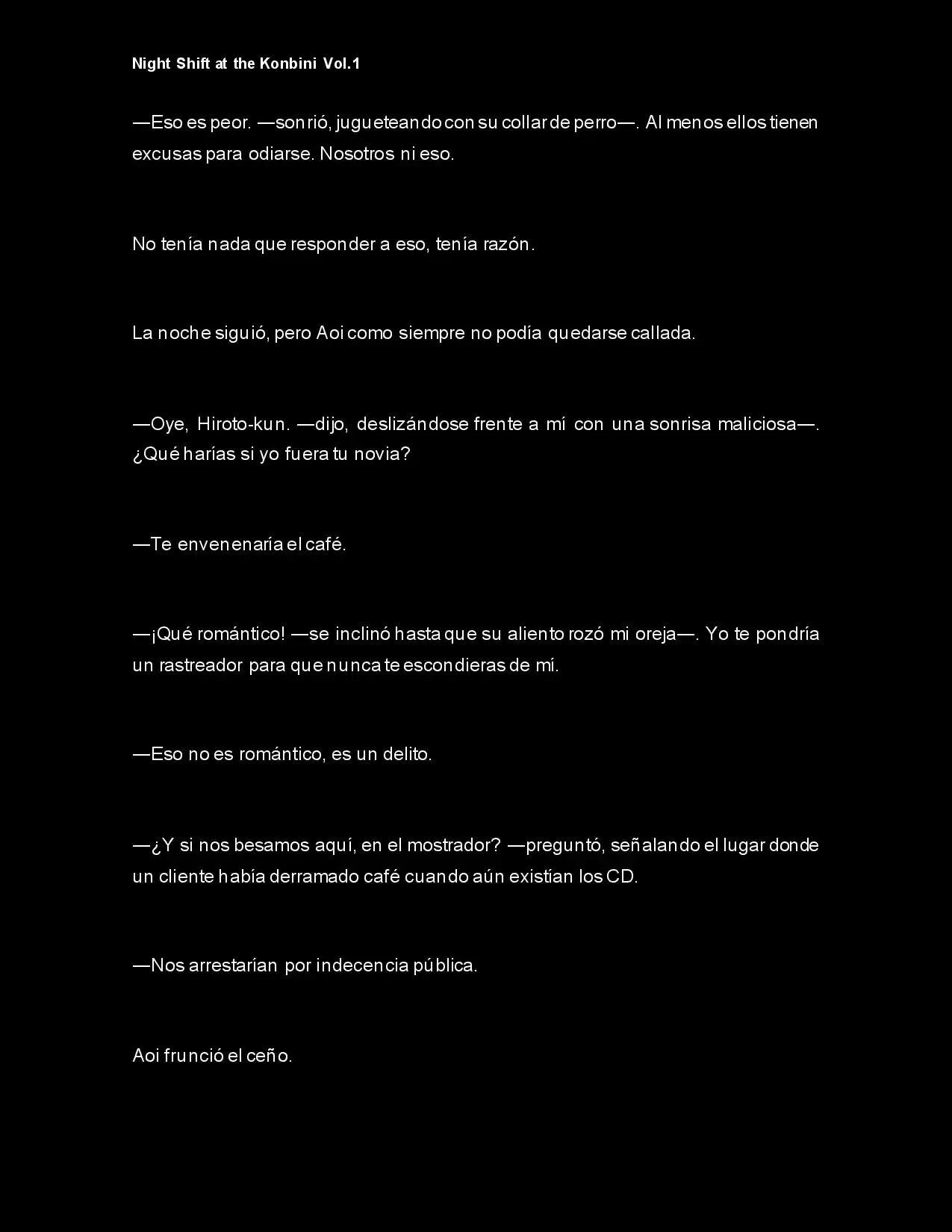 Night Shift At The Konbini (Novela) - Capítulo 5 - Página 7 - LectorTMOo