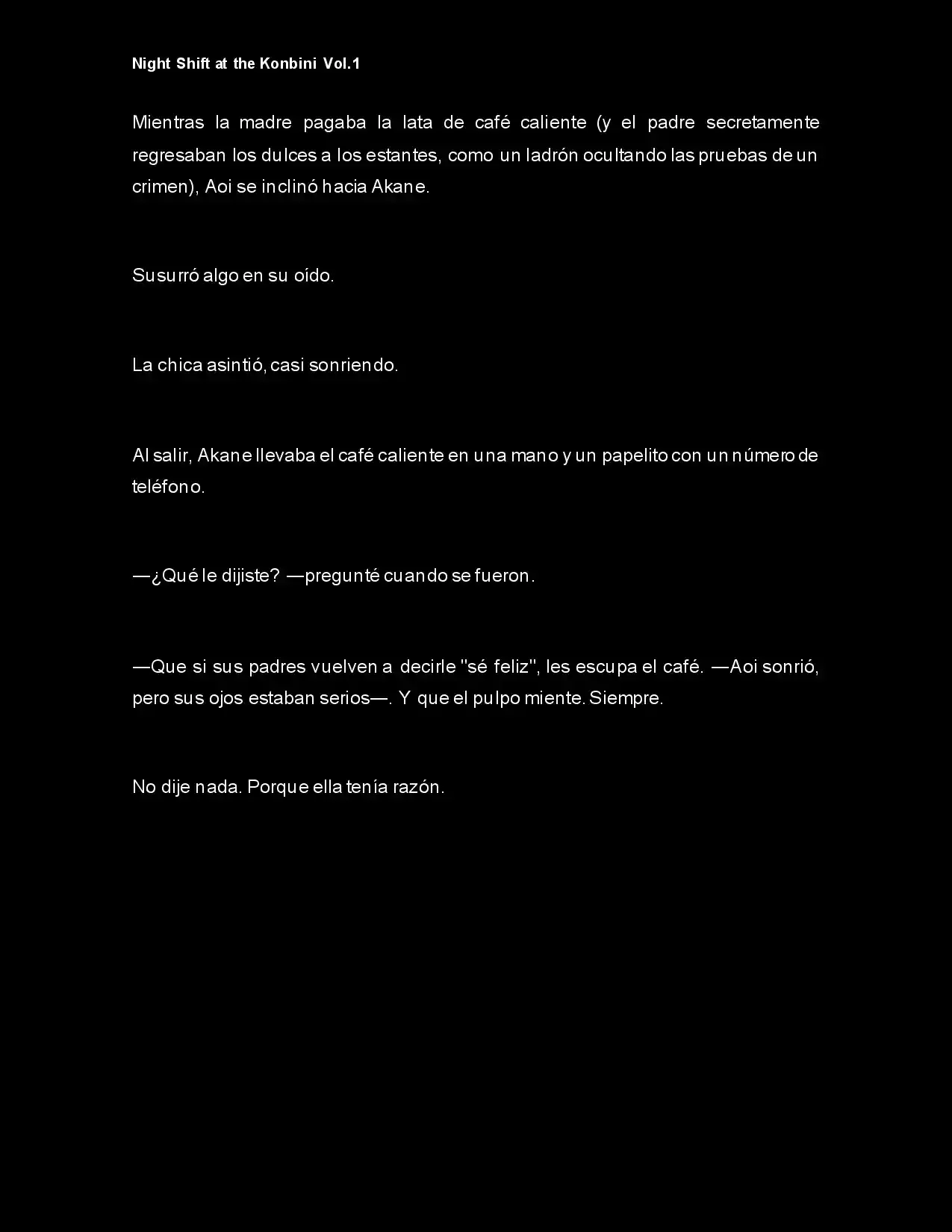 Night Shift At The Konbini (Novela) - Capítulo 6 - Página 10 - LectorTMOo