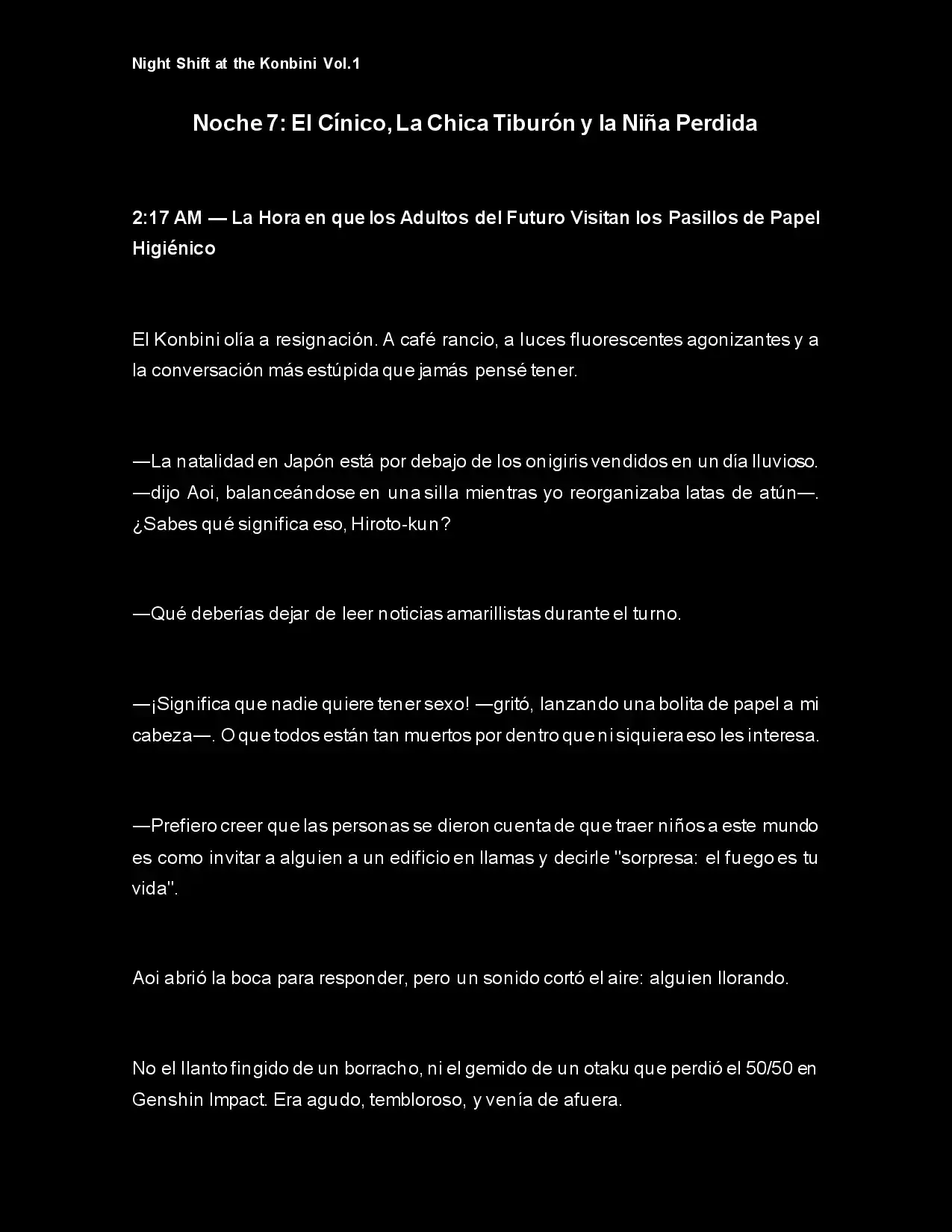 Night Shift At The Konbini (Novela) - Capítulo 7 - Página 3 - LectorTMOo