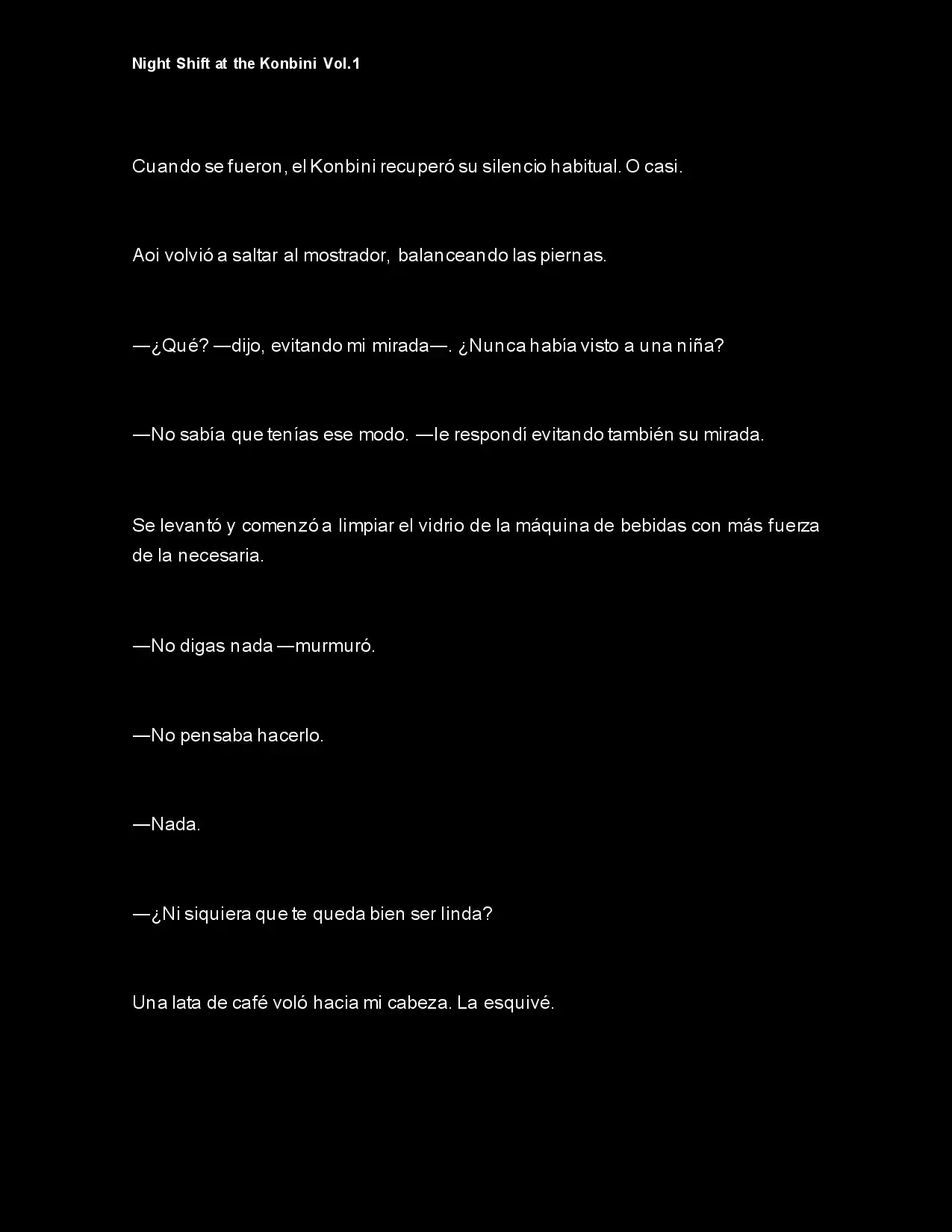 Night Shift At The Konbini (Novela) - Capítulo 7 - Página 7 - LectorTMOo