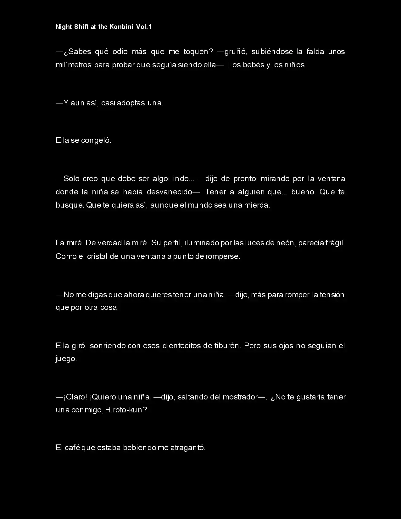 Night Shift At The Konbini (Novela) - Capítulo 7 - Página 8 - LectorTMOo