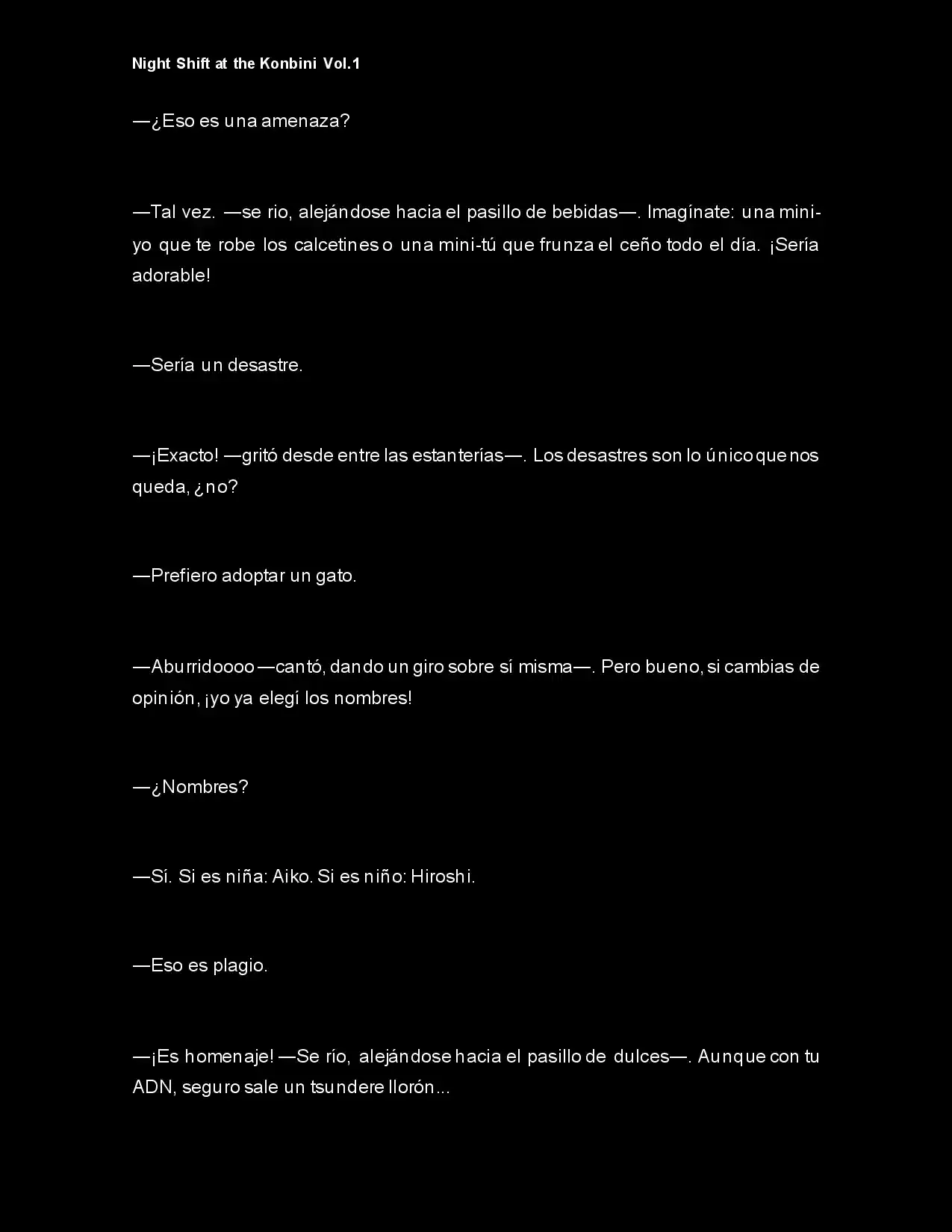 Night Shift At The Konbini (Novela) - Capítulo 7 - Página 9 - LectorTMOo