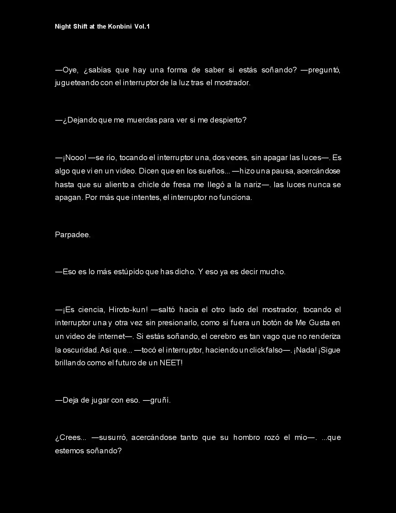 Night Shift At The Konbini (Novela) - Capítulo 8 - Página 4 - LectorTMOo