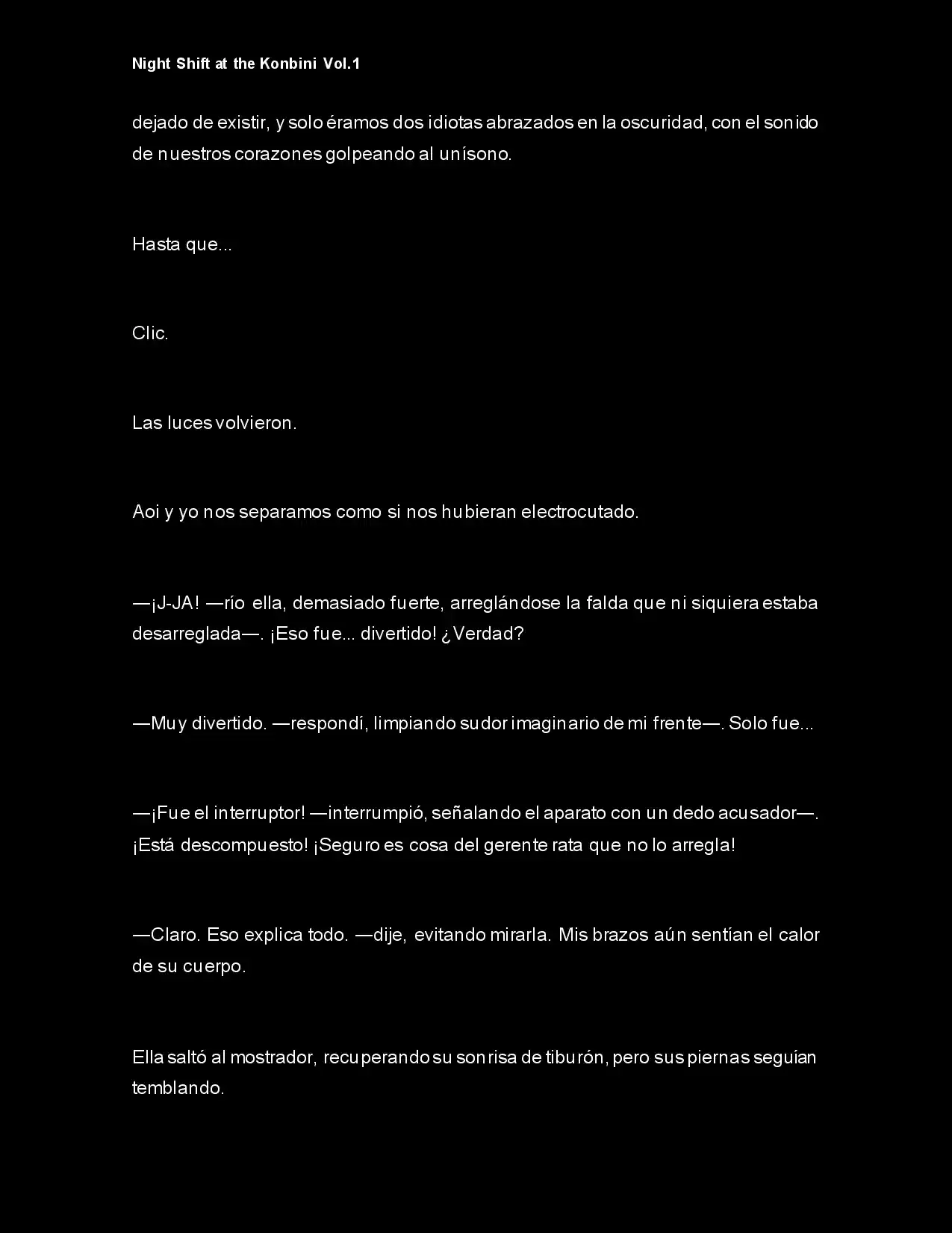 Night Shift At The Konbini (Novela) - Capítulo 8 - Página 8 - LectorTMOo