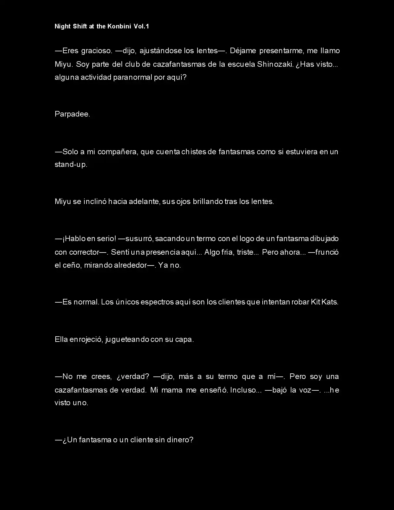 Night Shift At The Konbini (Novela) - Capítulo 9 - Página 5 - LectorTMOo