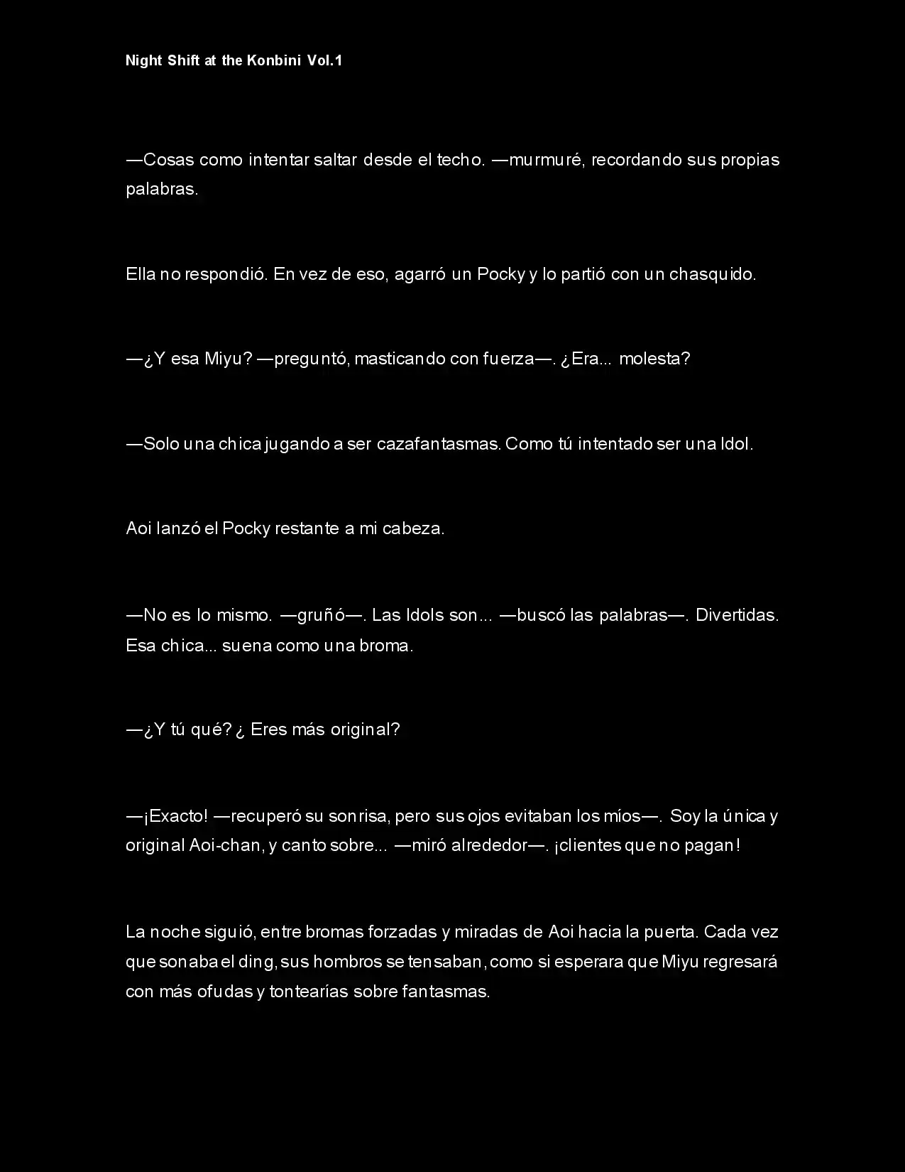 Night Shift At The Konbini (Novela) - Capítulo 9 - Página 8 - LectorTMOo