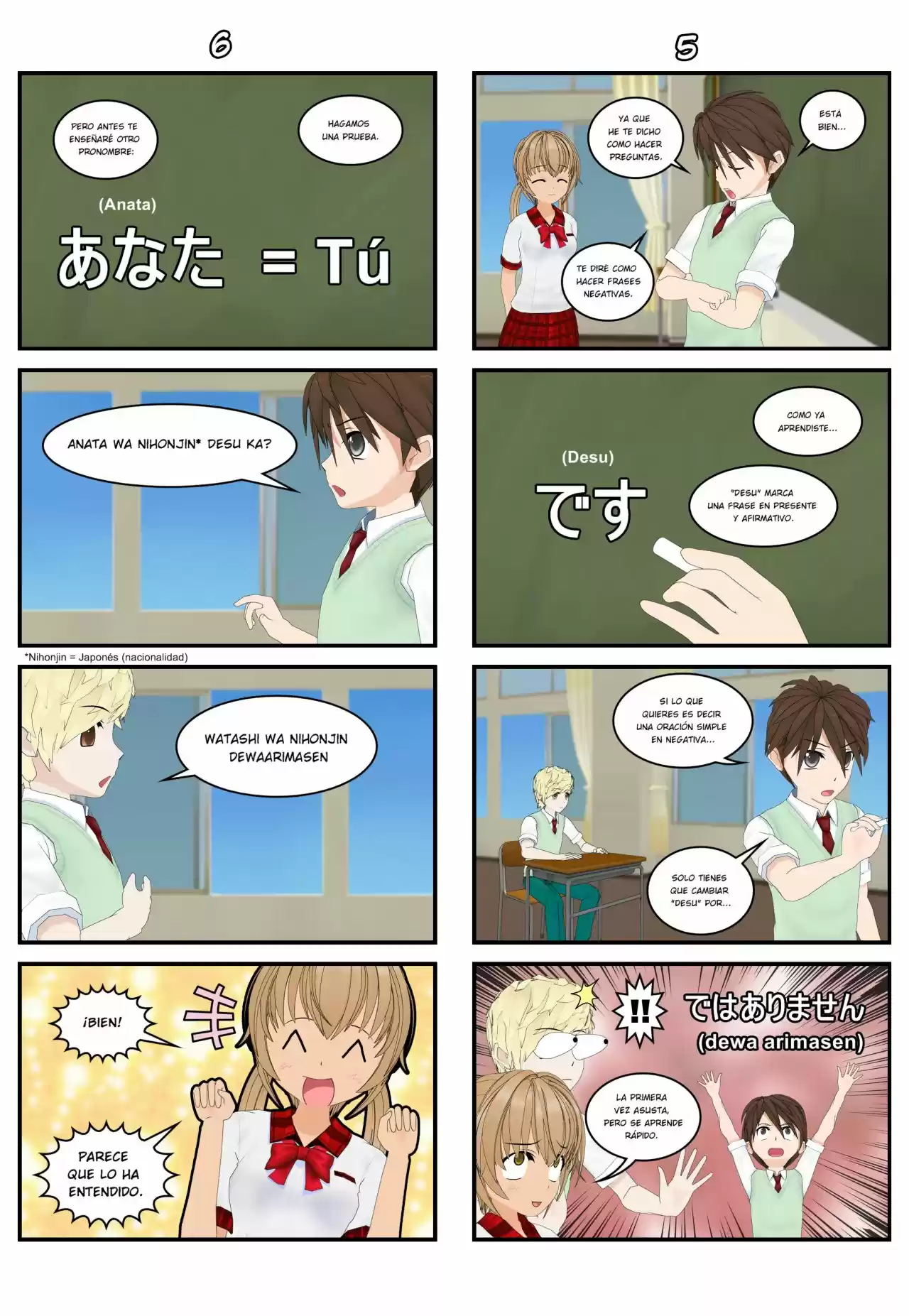 Nihongo Gakusei - Capítulo 2 - Página 5 - LectorTMOo
