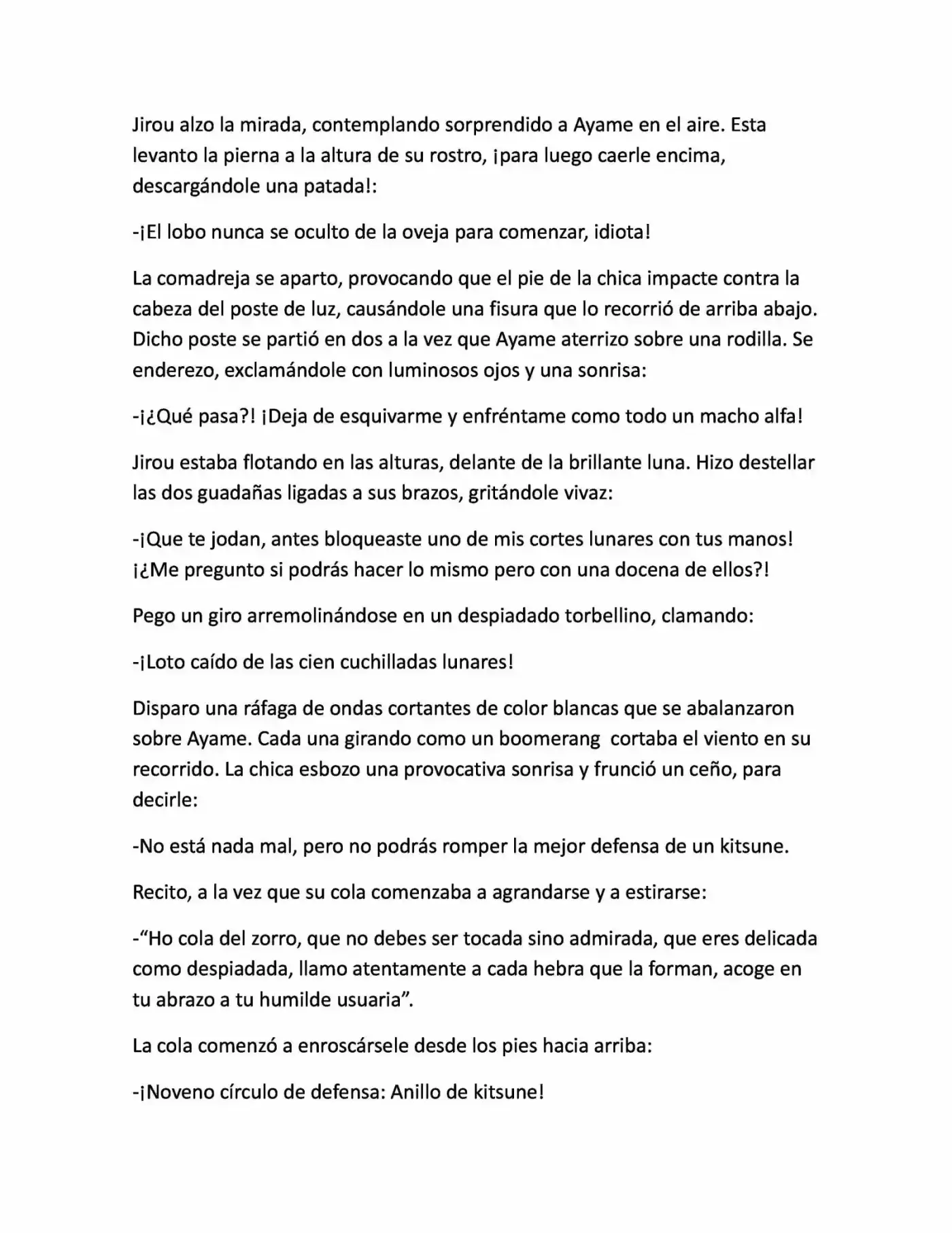 Nine Tails Chronicles (Novela) - Capítulo 3 - Página 4 - LectorTMOo