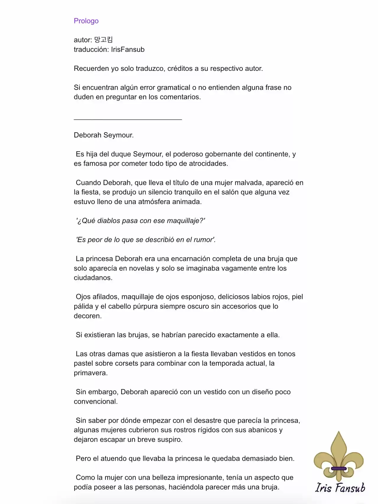 ¿No Es Mucho Mejor Ser Una Mujer Malvada? (Novela) - Capítulo - Página 2 - LectorTMOo