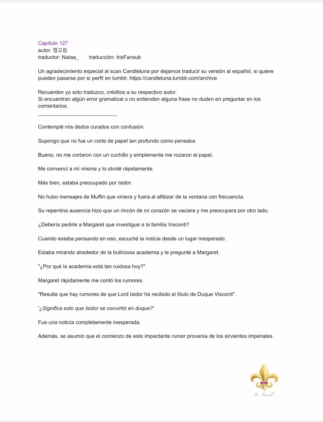 ¿No Es Mucho Mejor Ser Una Mujer Malvada? (Novela) - Capítulo 127 - Página 2 - LectorTMOo