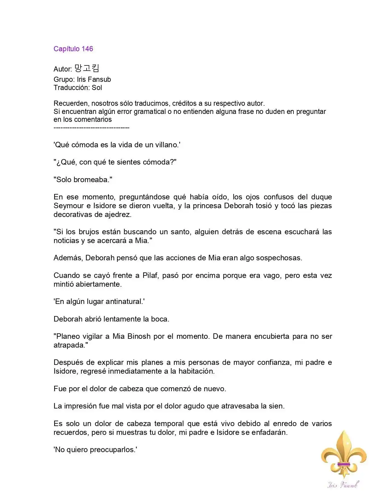 ¿No Es Mucho Mejor Ser Una Mujer Malvada? (Novela) - Capítulo 146 - Página 3 - LectorTMOo