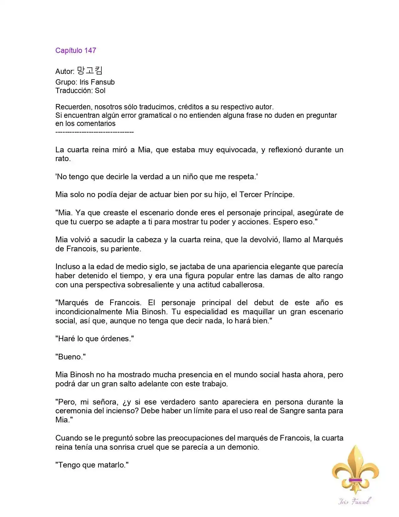 ¿No Es Mucho Mejor Ser Una Mujer Malvada? (Novela) - Capítulo 147 - Página 3 - LectorTMOo