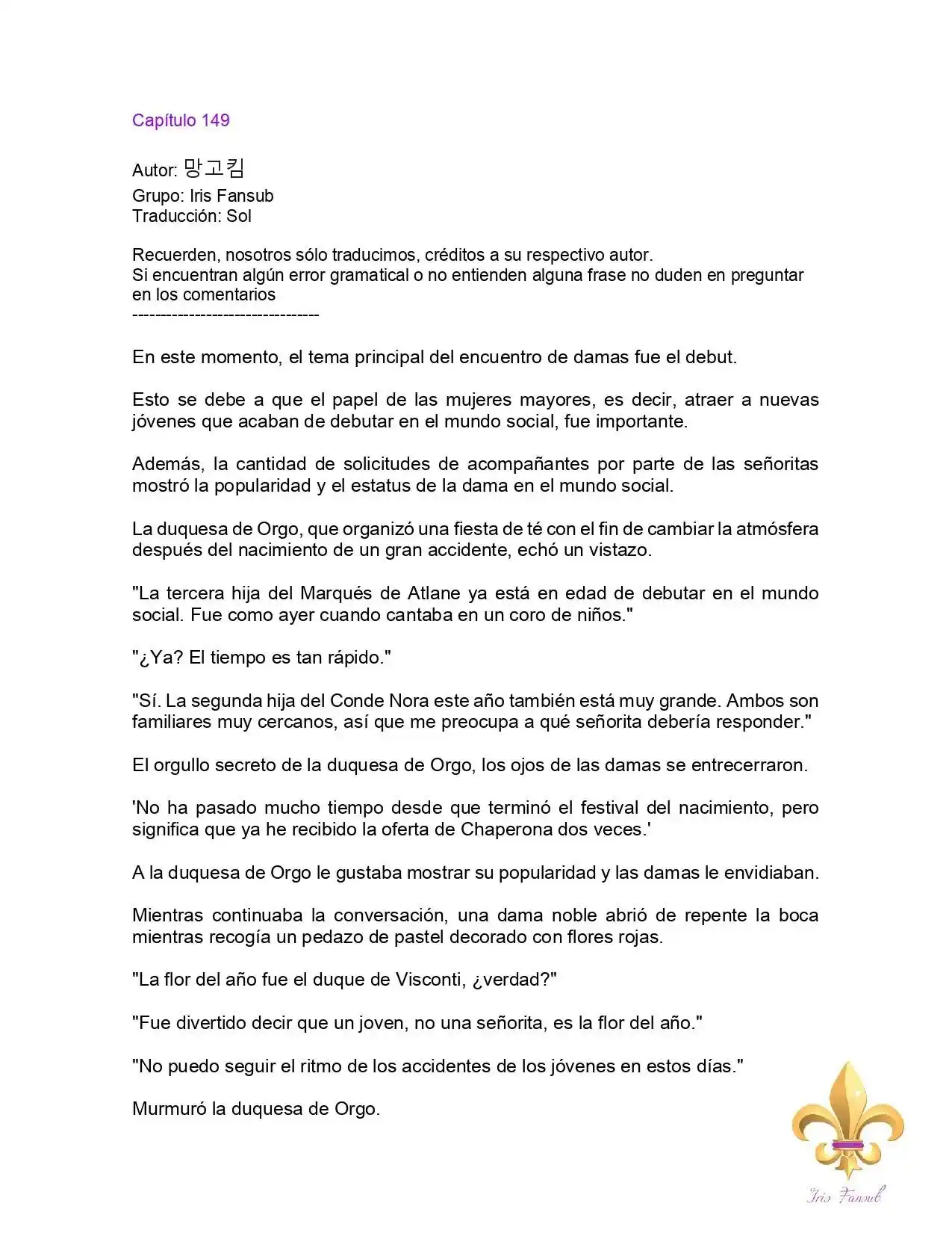 ¿No Es Mucho Mejor Ser Una Mujer Malvada? (Novela) - Capítulo 149 - Página 3 - LectorTMOo